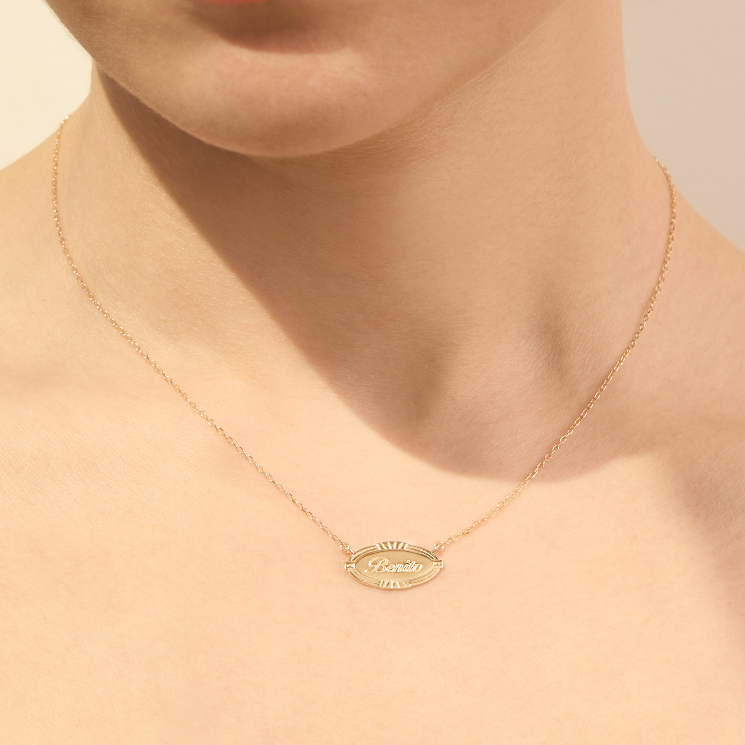 Cygnet Necklace, Yellow Gold - Image 3