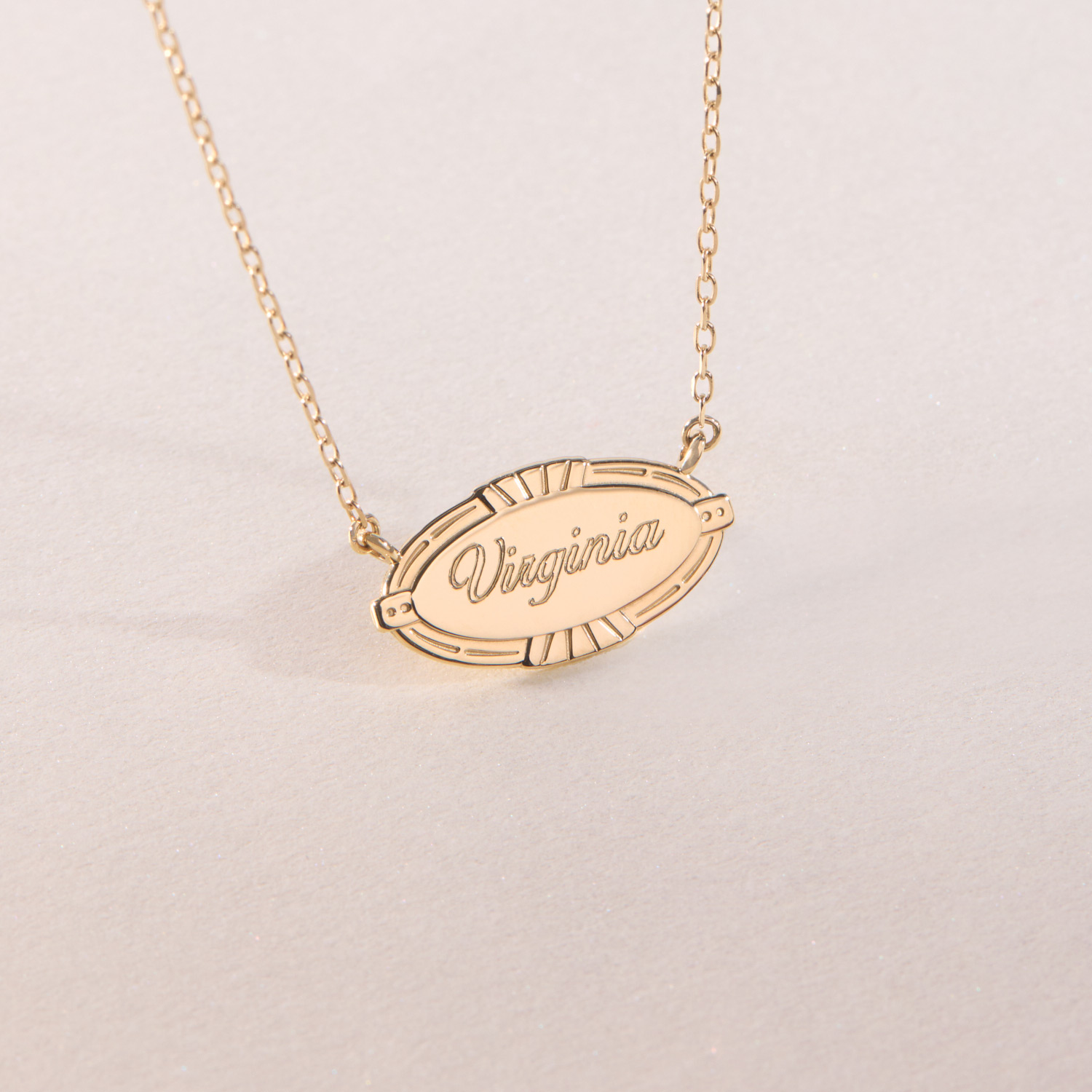 Cygnet Necklace, Yellow Gold - Image 6