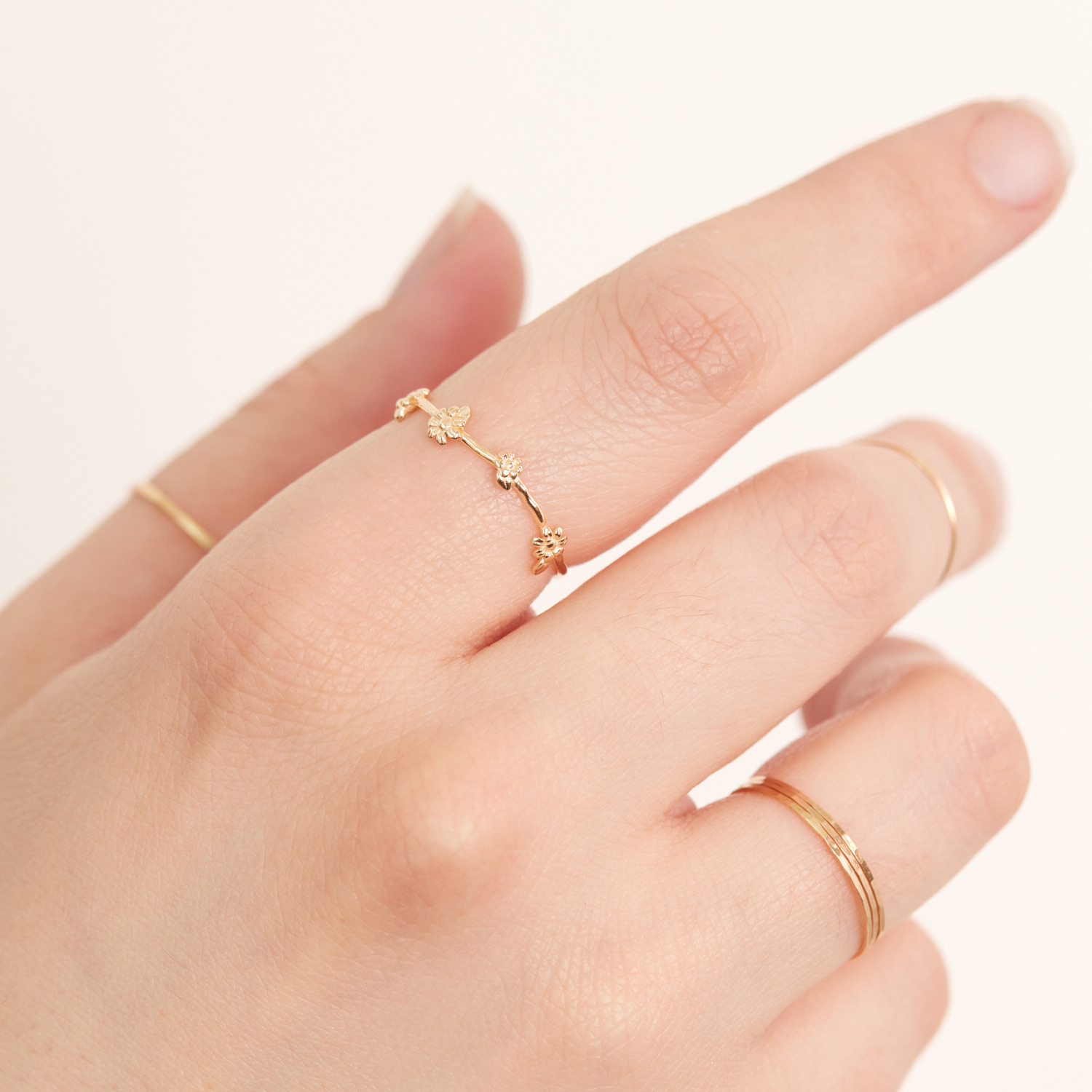 Flower Garland Ring, Petite - Image 6