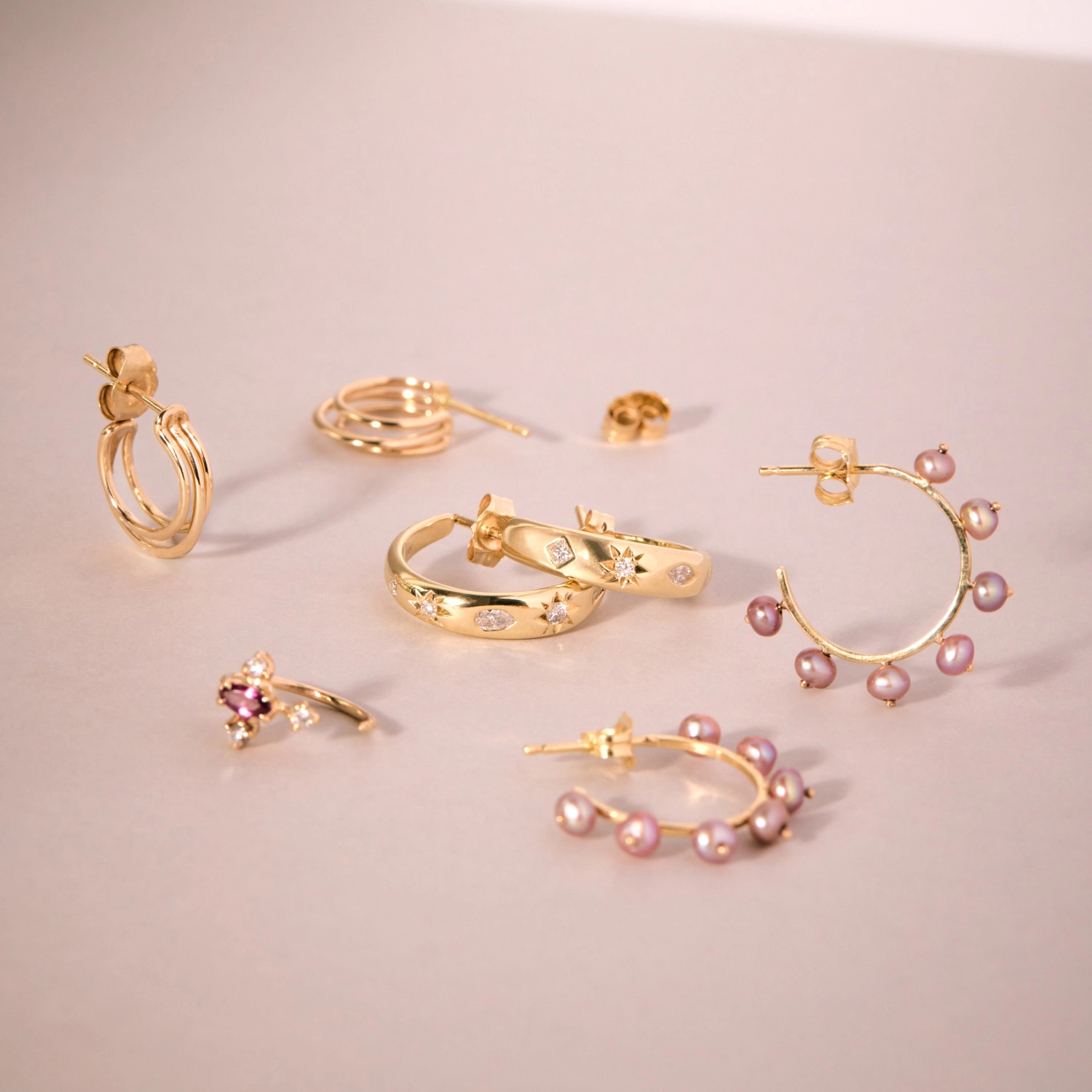 Diamond Mineral Hoops (pair) - Image 7