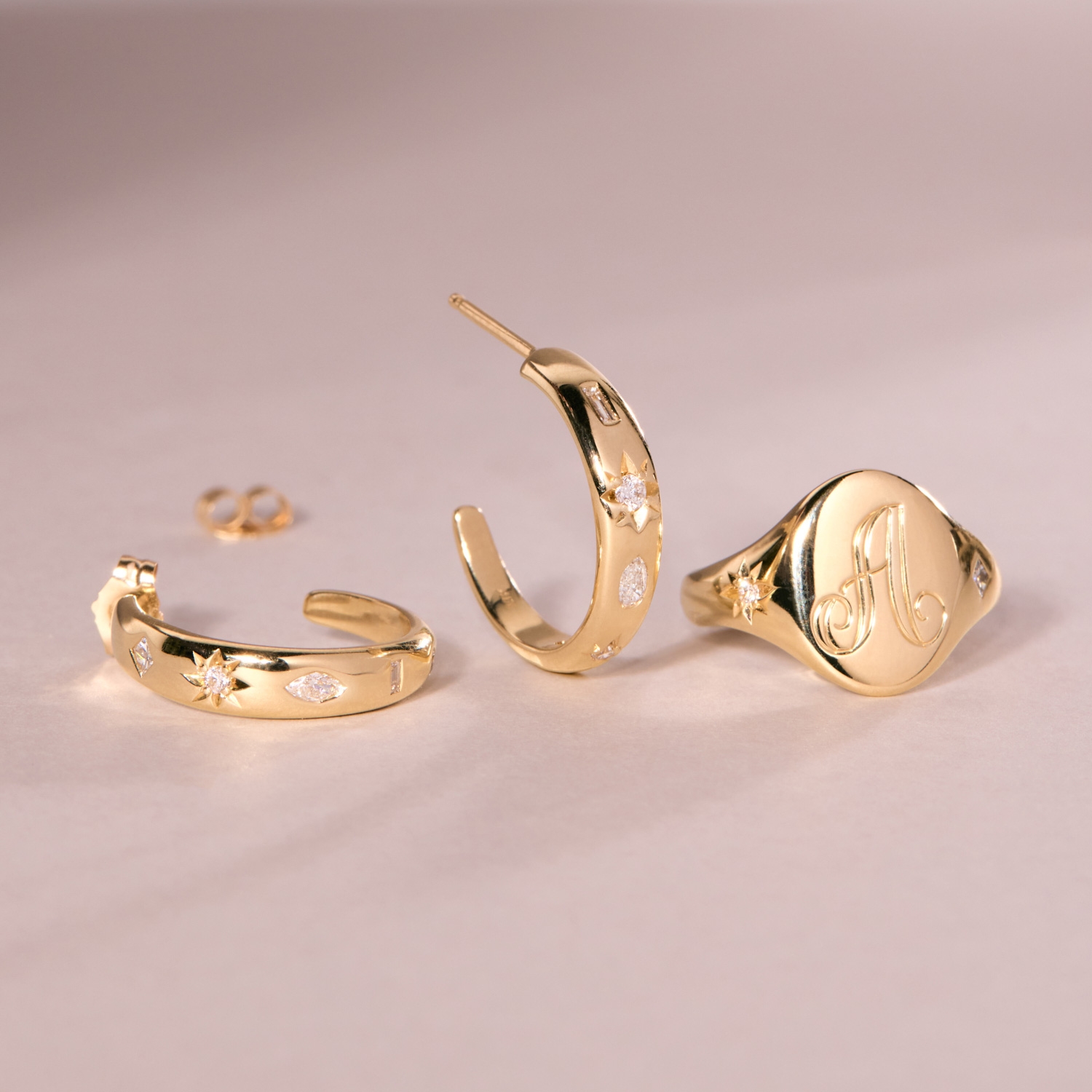 Diamond Mineral Hoops (pair) - Image 6