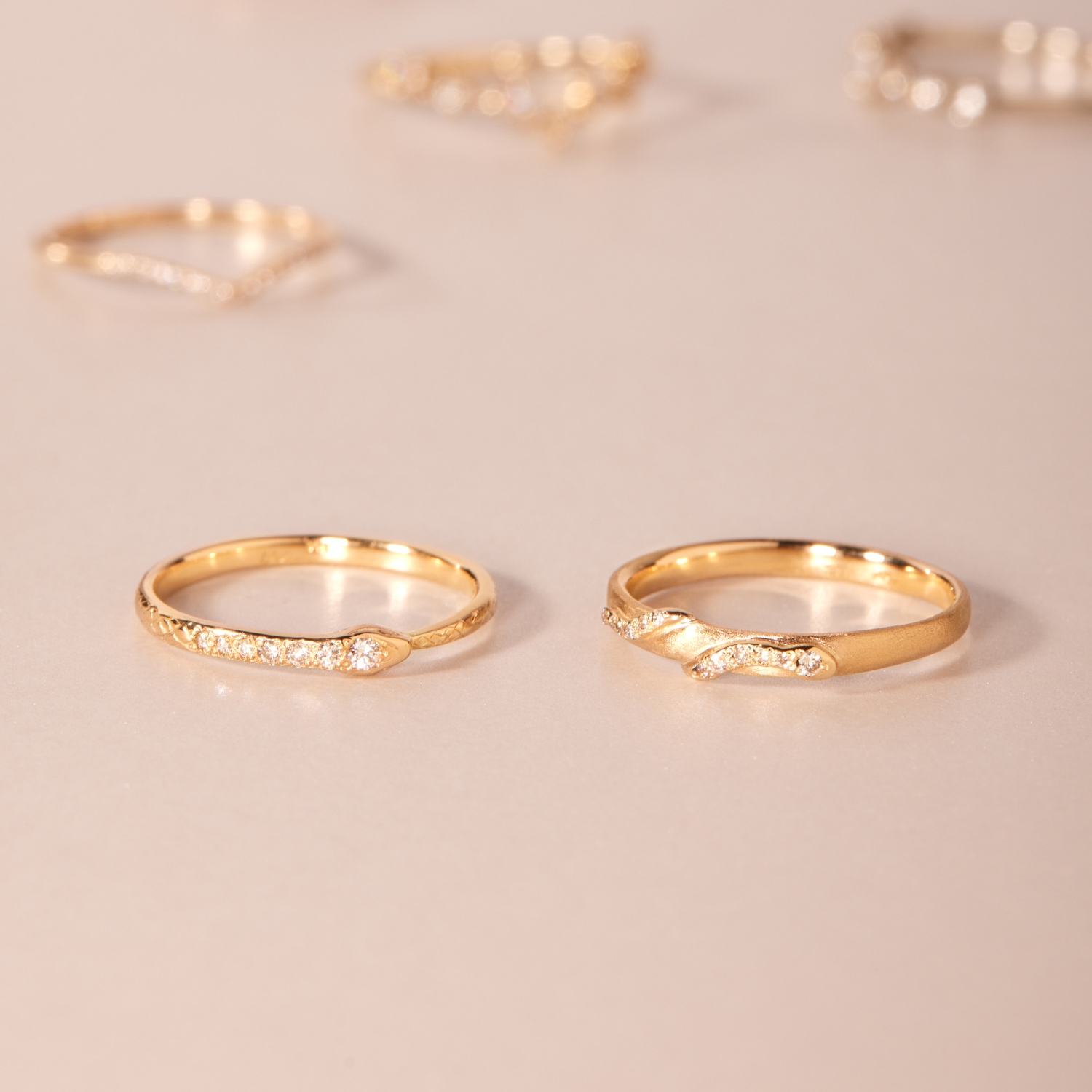 Diamond Slither Snake Ring - Image 8