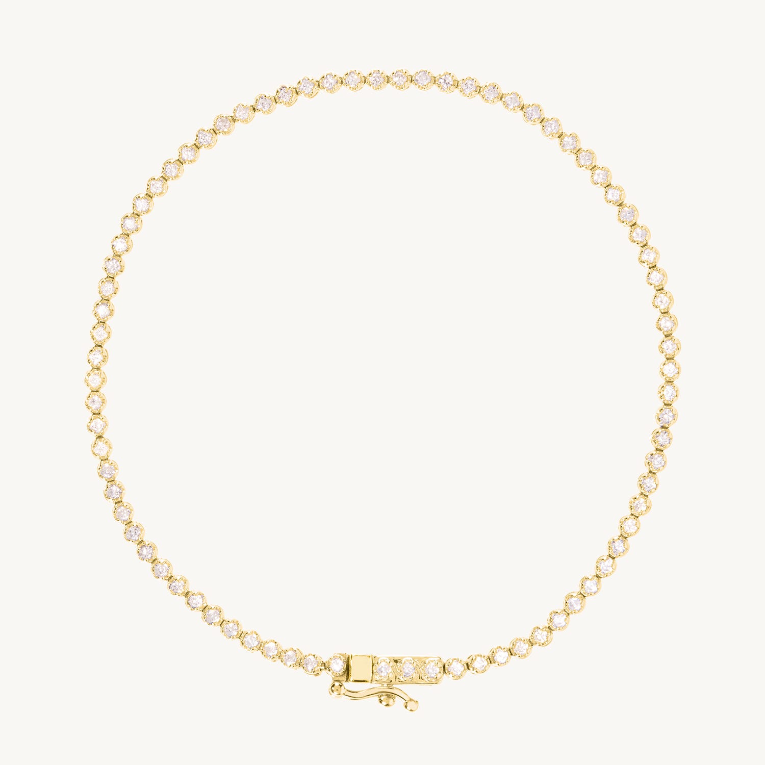 One O'Clock Diamond Tennis Bracelet