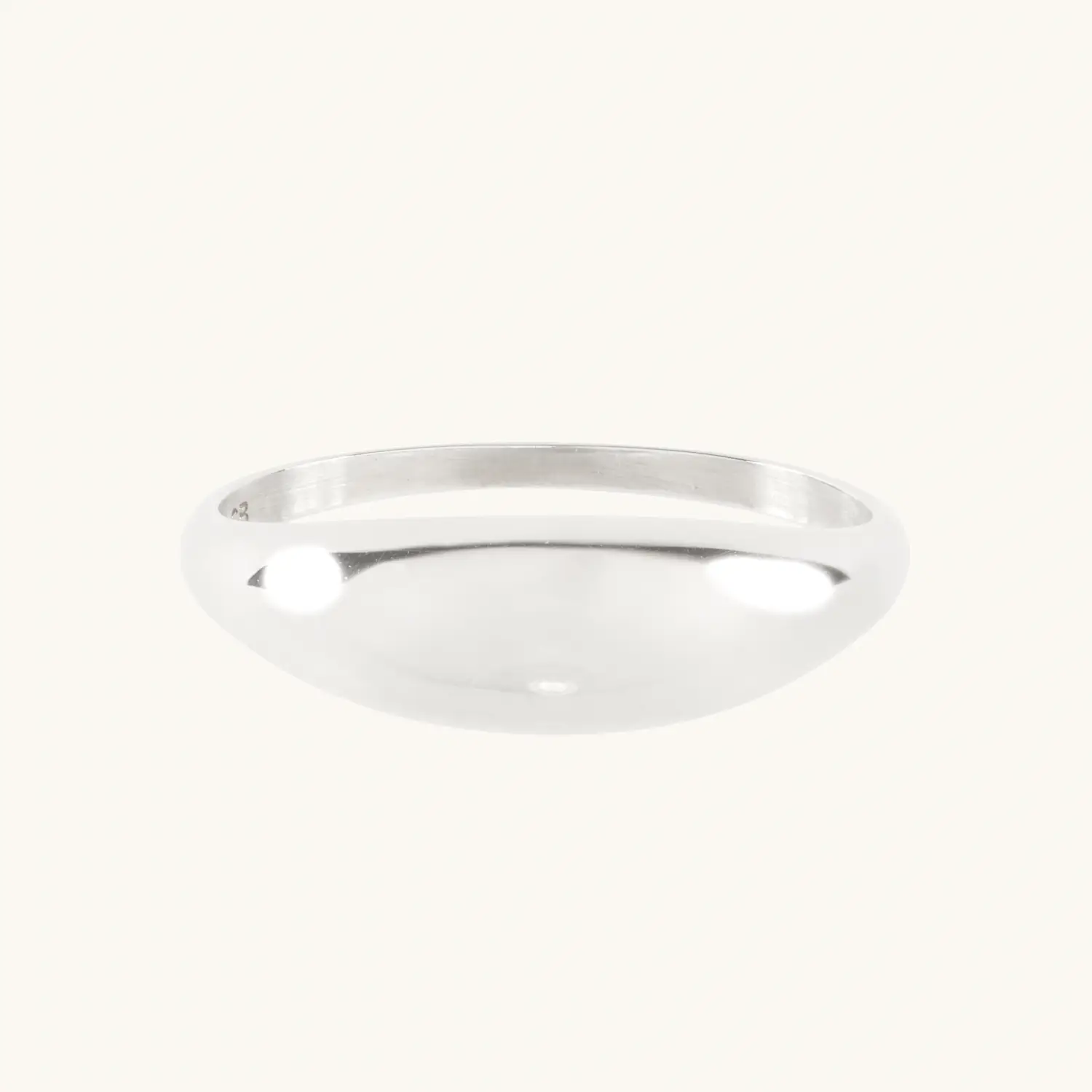 Grand Coupe Dome Ring, Silver