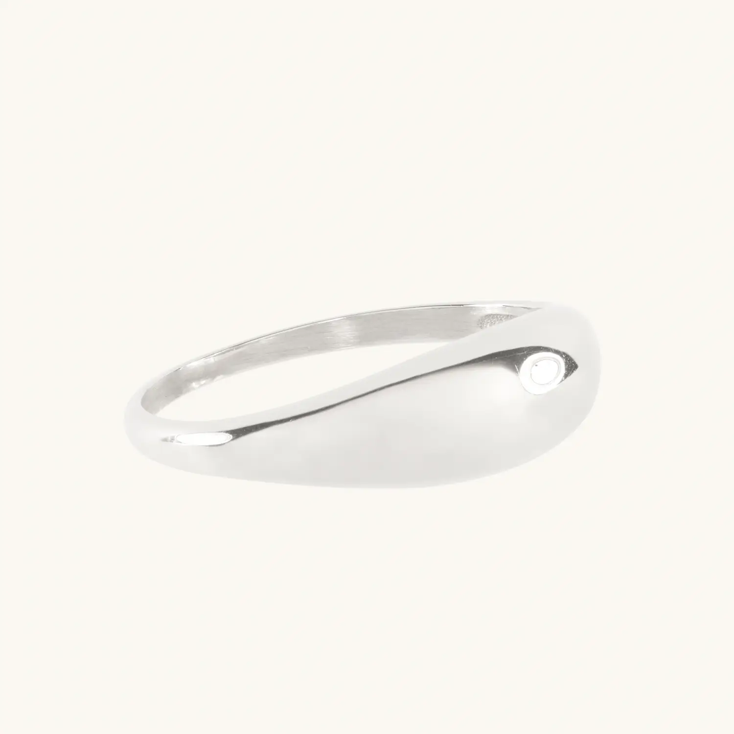 Grand Coupe Dome Ring, Silver - Image 4