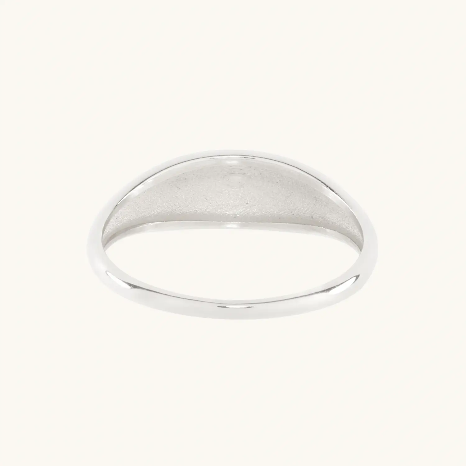 Alternative view of Grand Coupe Dome Ring, Silver