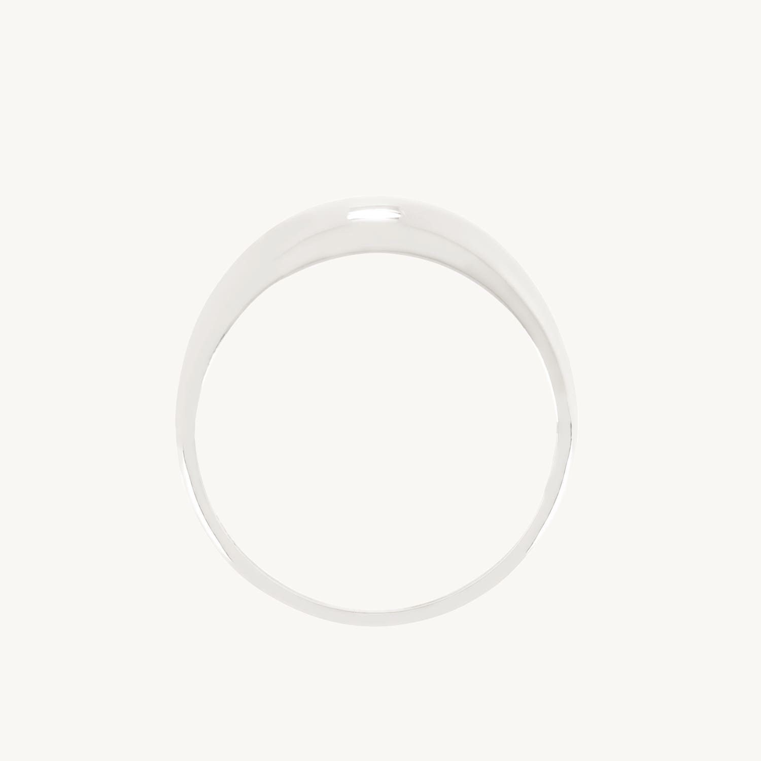 Grand Coupe Dome Ring, Silver - Image 3