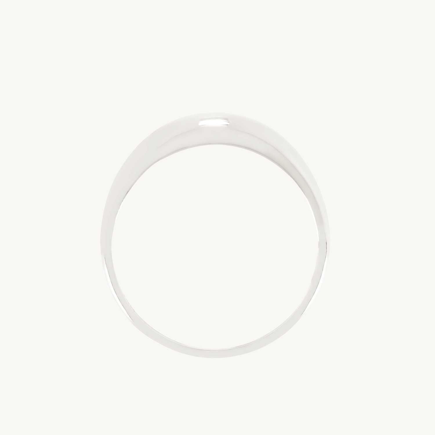 Grand Coupe Dome Ring, Silver - Image 16