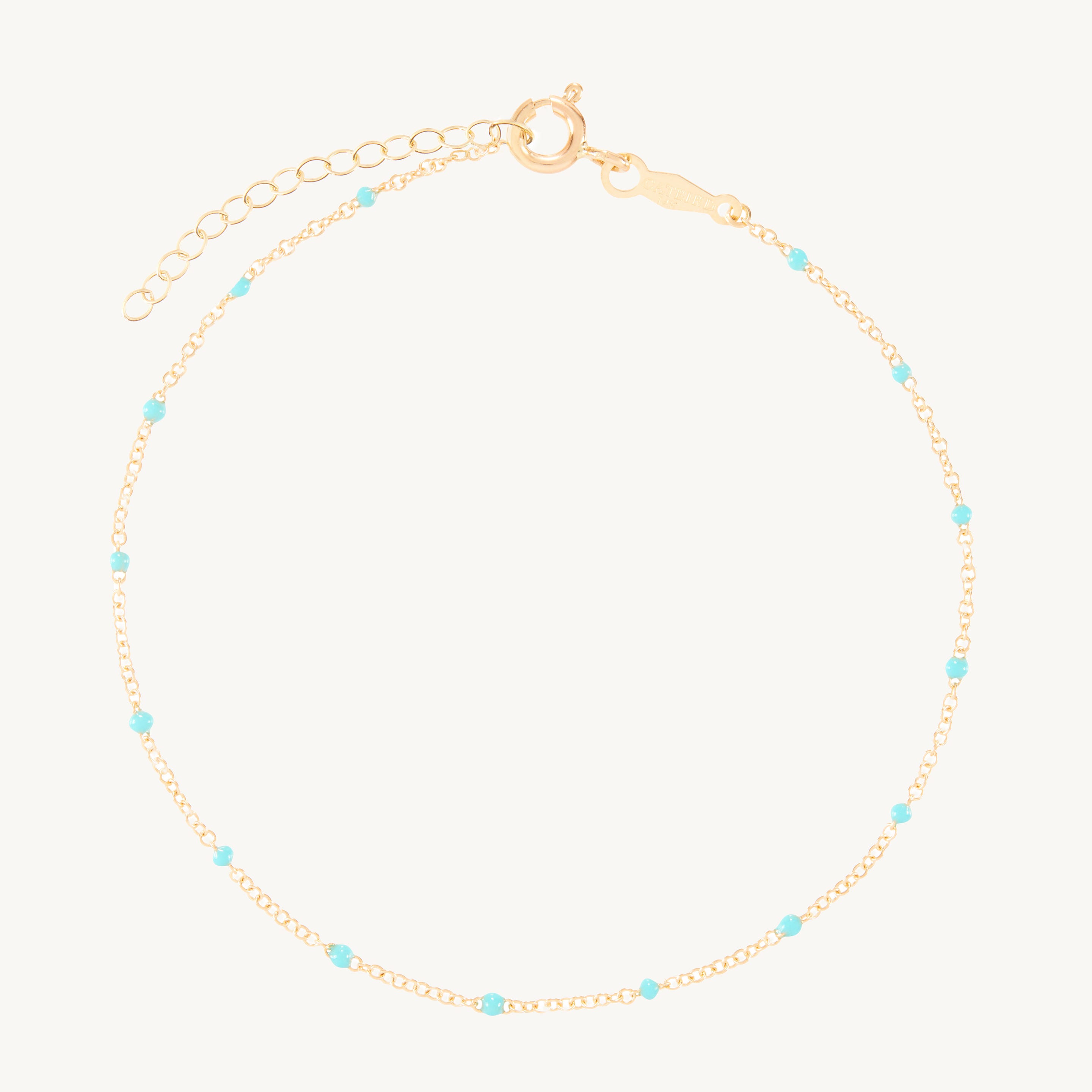 Candy Chain Gold Anklet