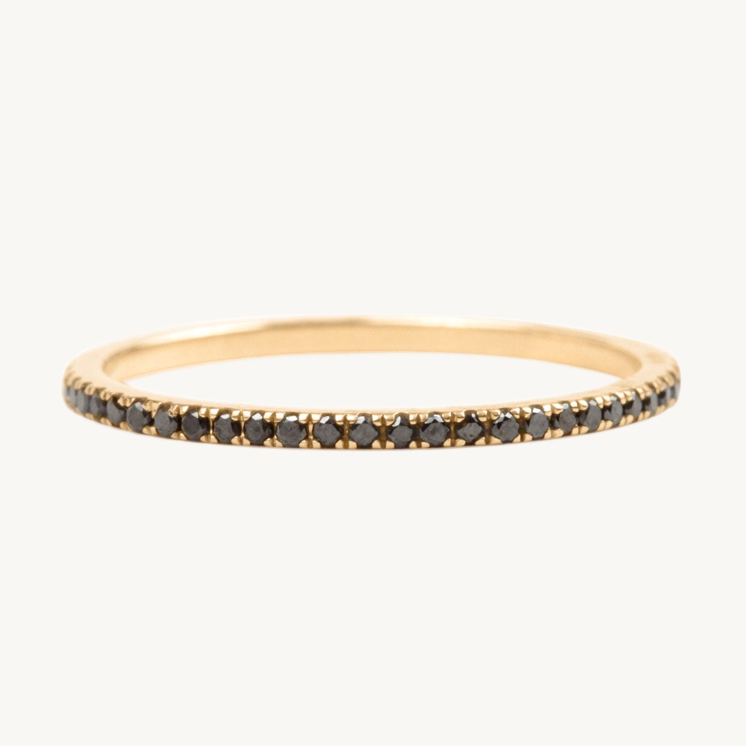 Fairy Light Eternity Black Diamond Band