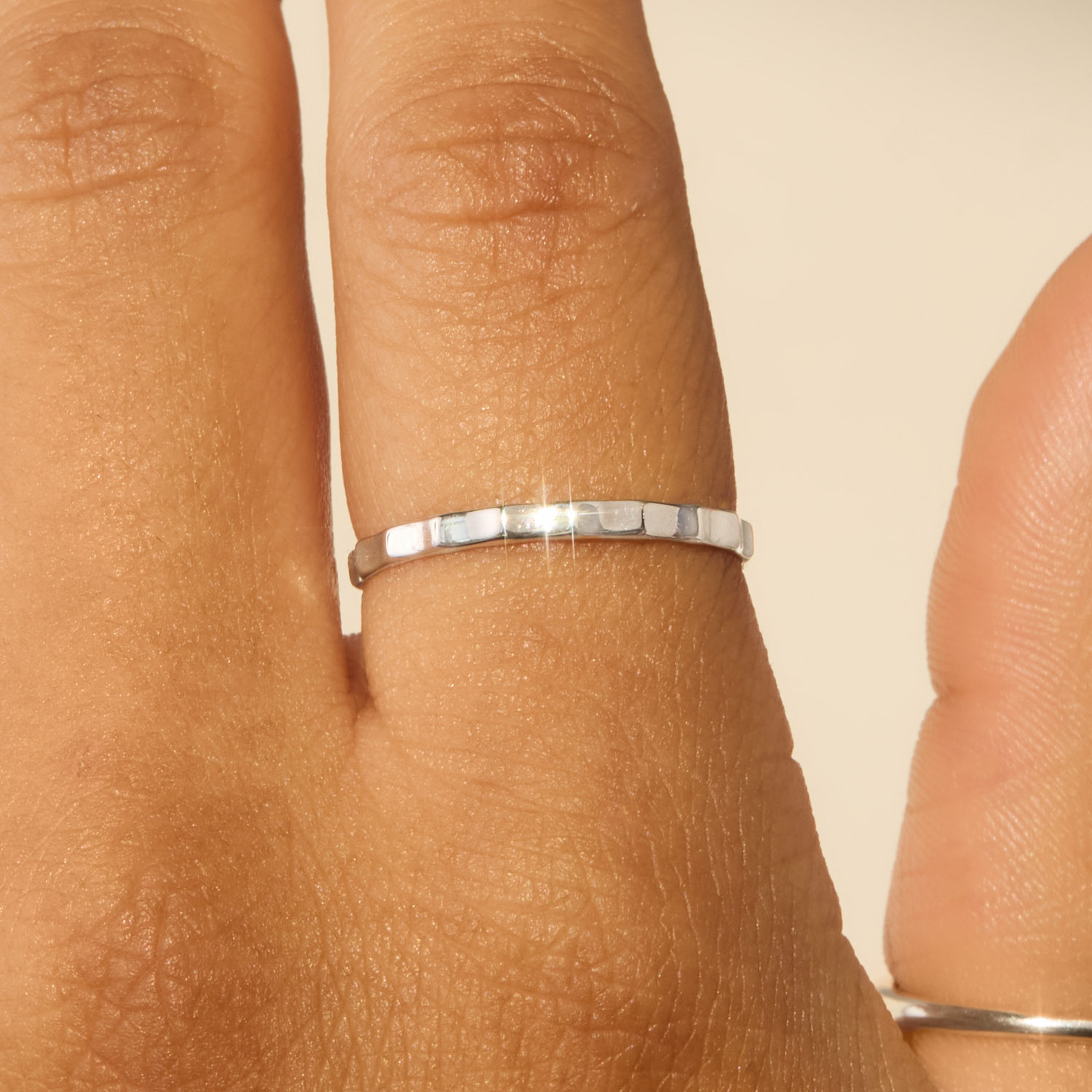 Fluted Silver Ring - Image 5
