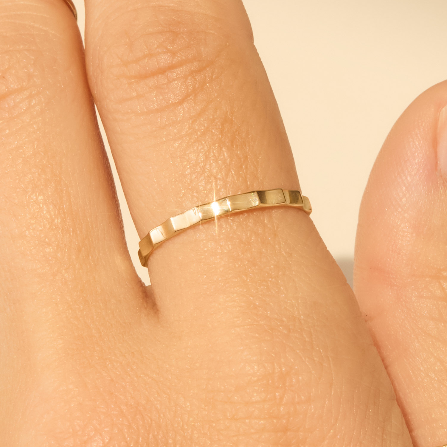 Fluted Gold Ring - Image 5