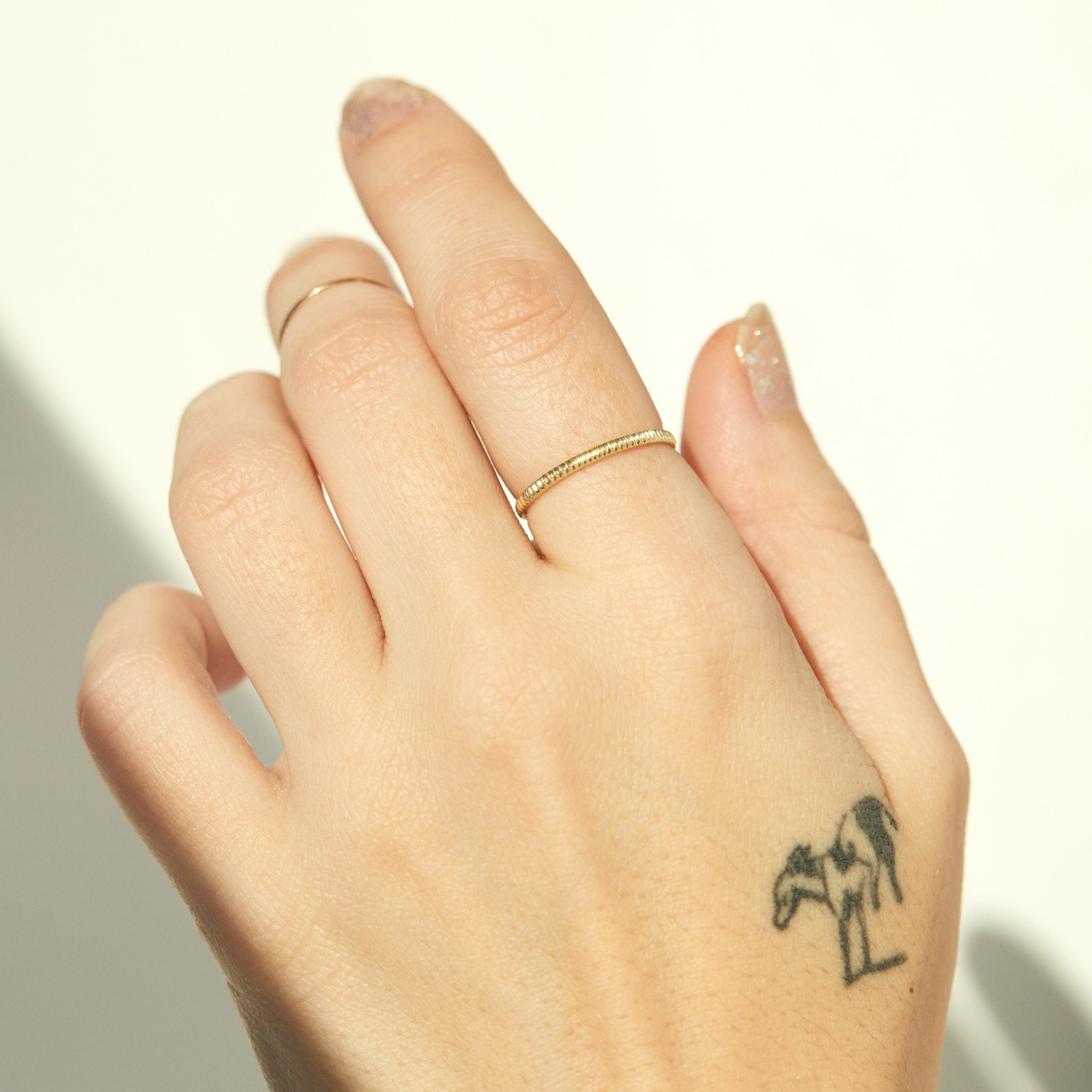 Petite Gold Fountain Ring - Image 4