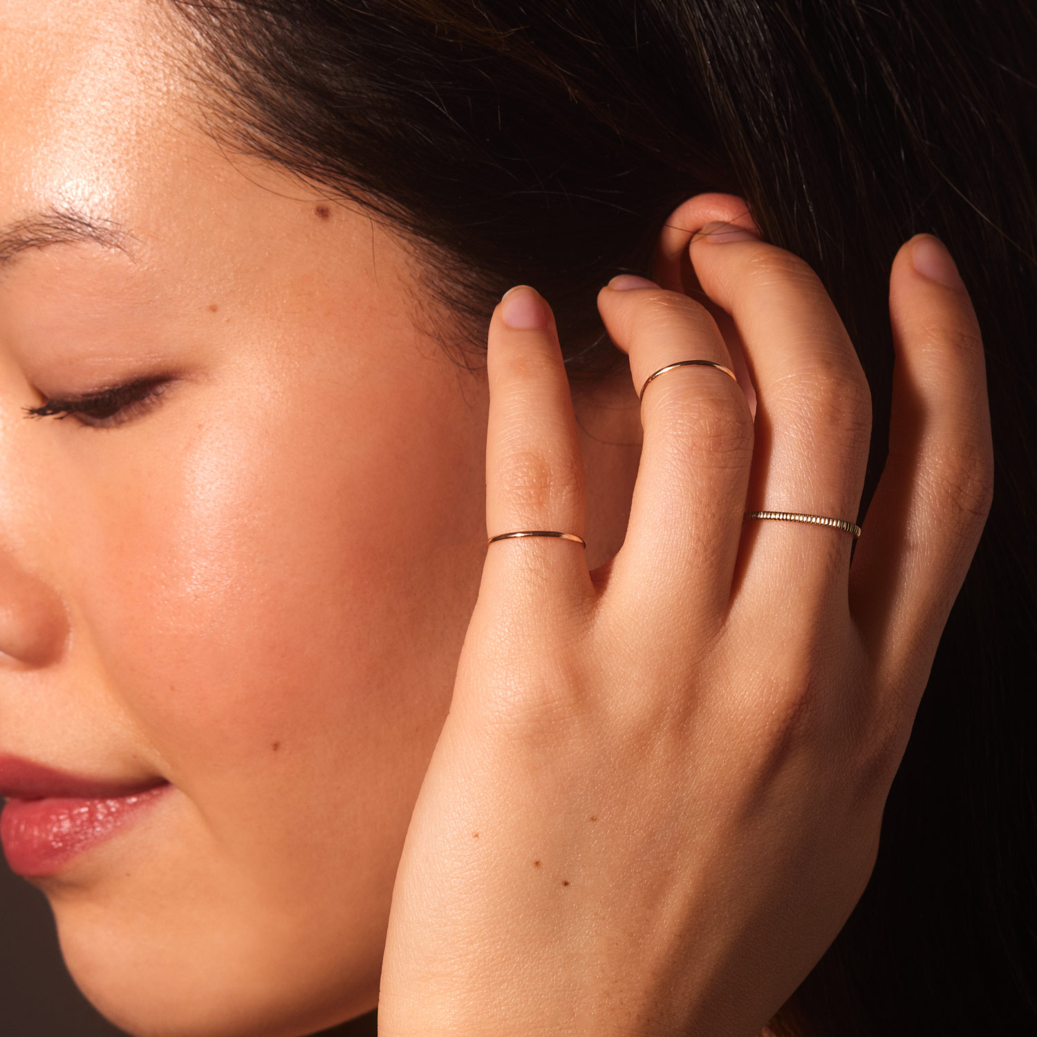 Petite Gold Fountain Ring - Image 5