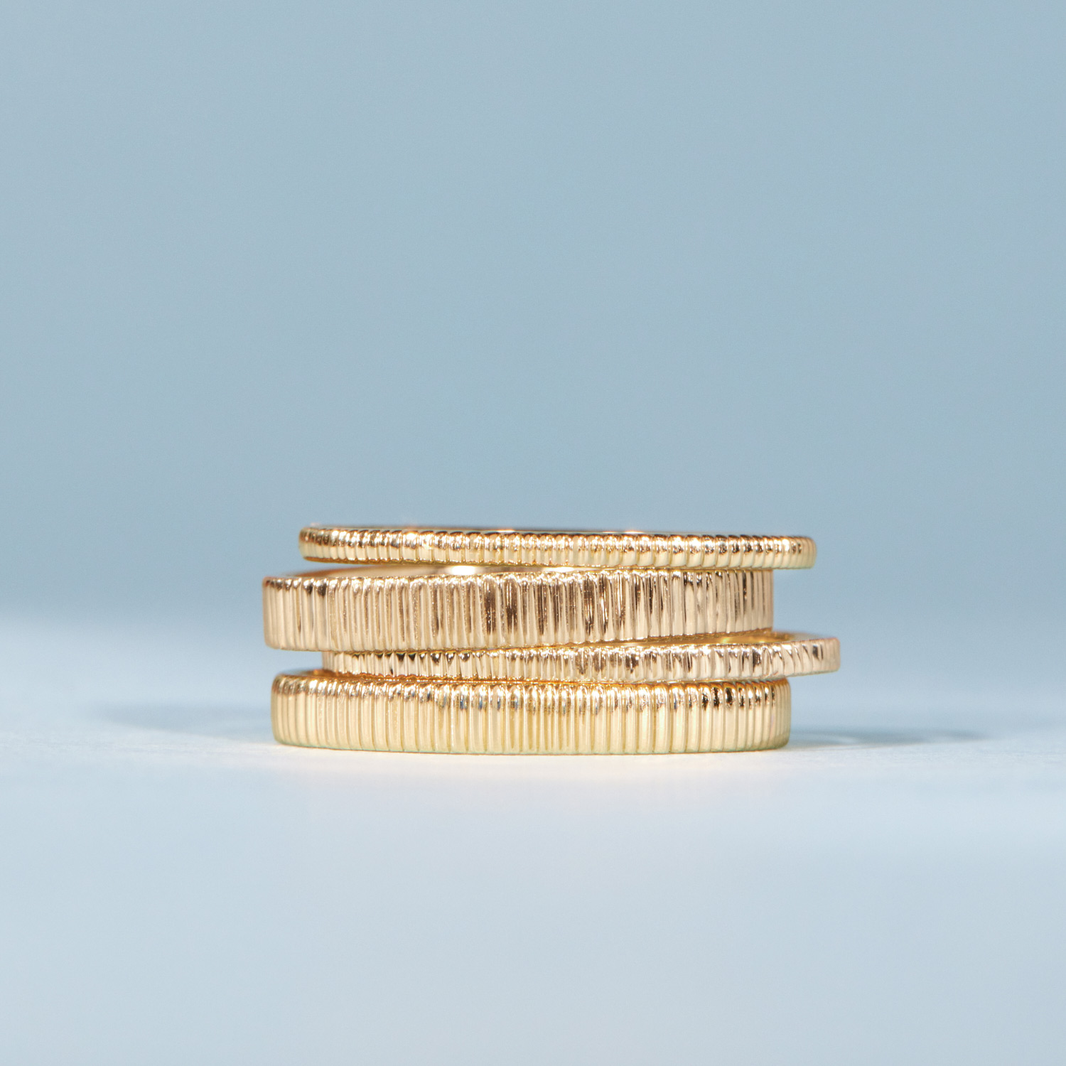 Petite Gold Fountain Ring - Image 12