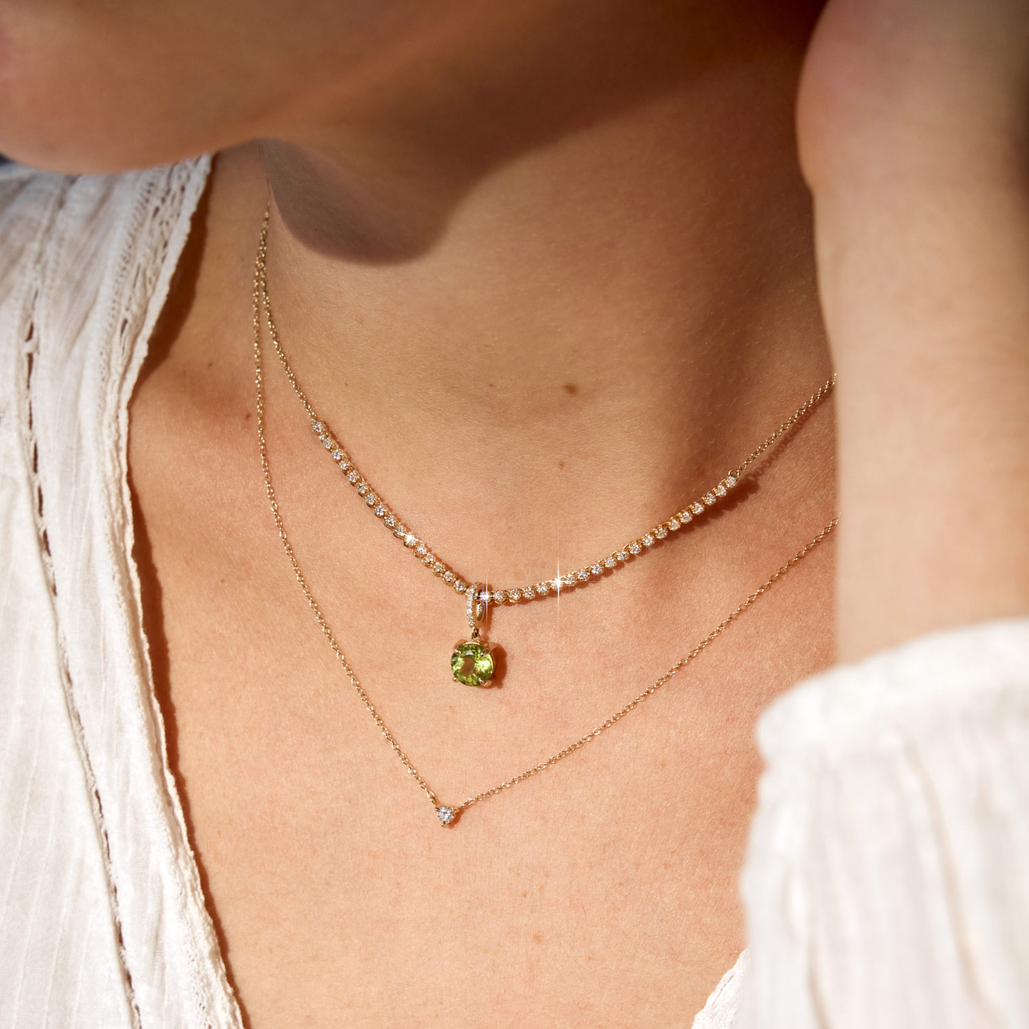 Alternative view of Italian Holiday Peridot Supreme Charm