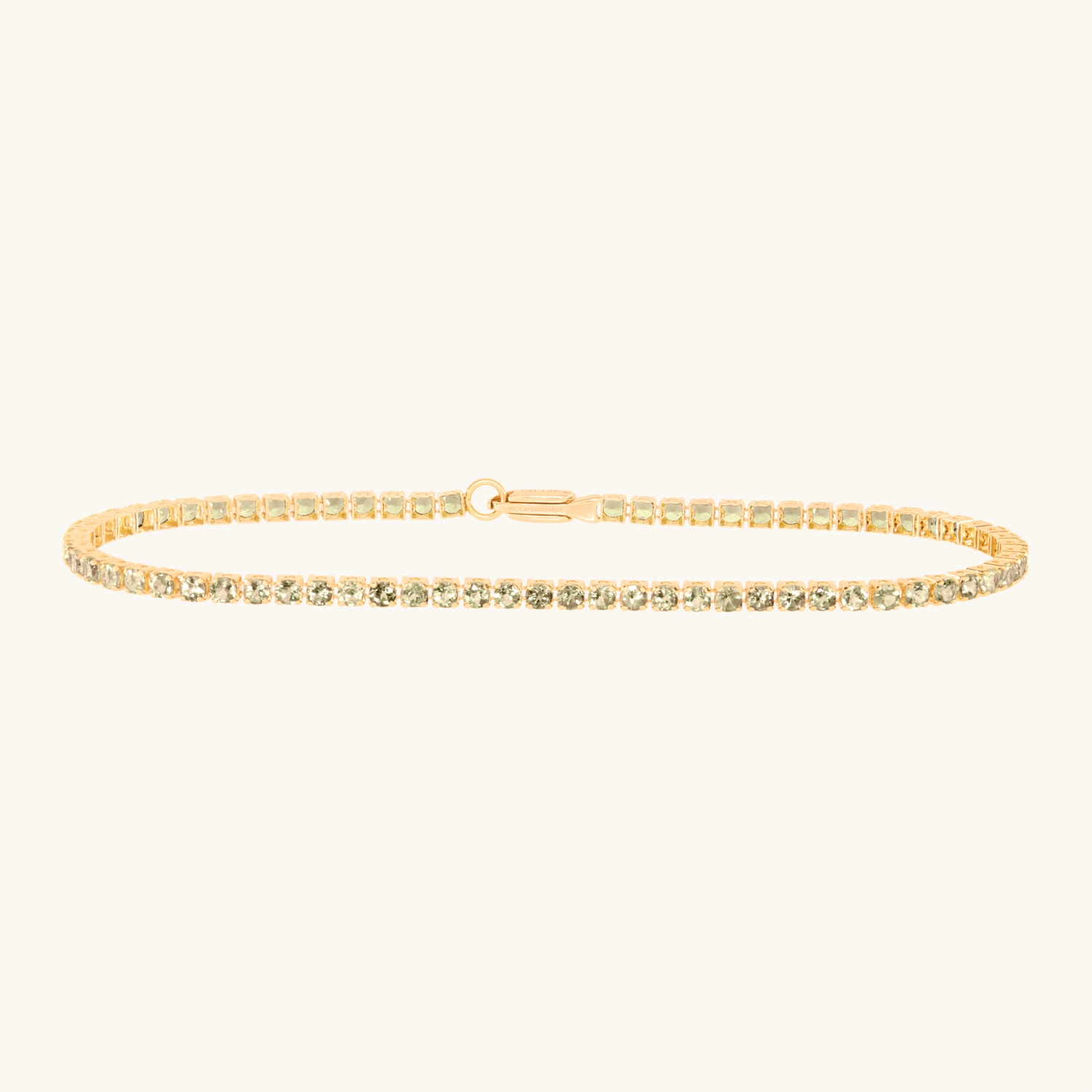 Harlequin Peridot Tennis Bracelet - Image 14