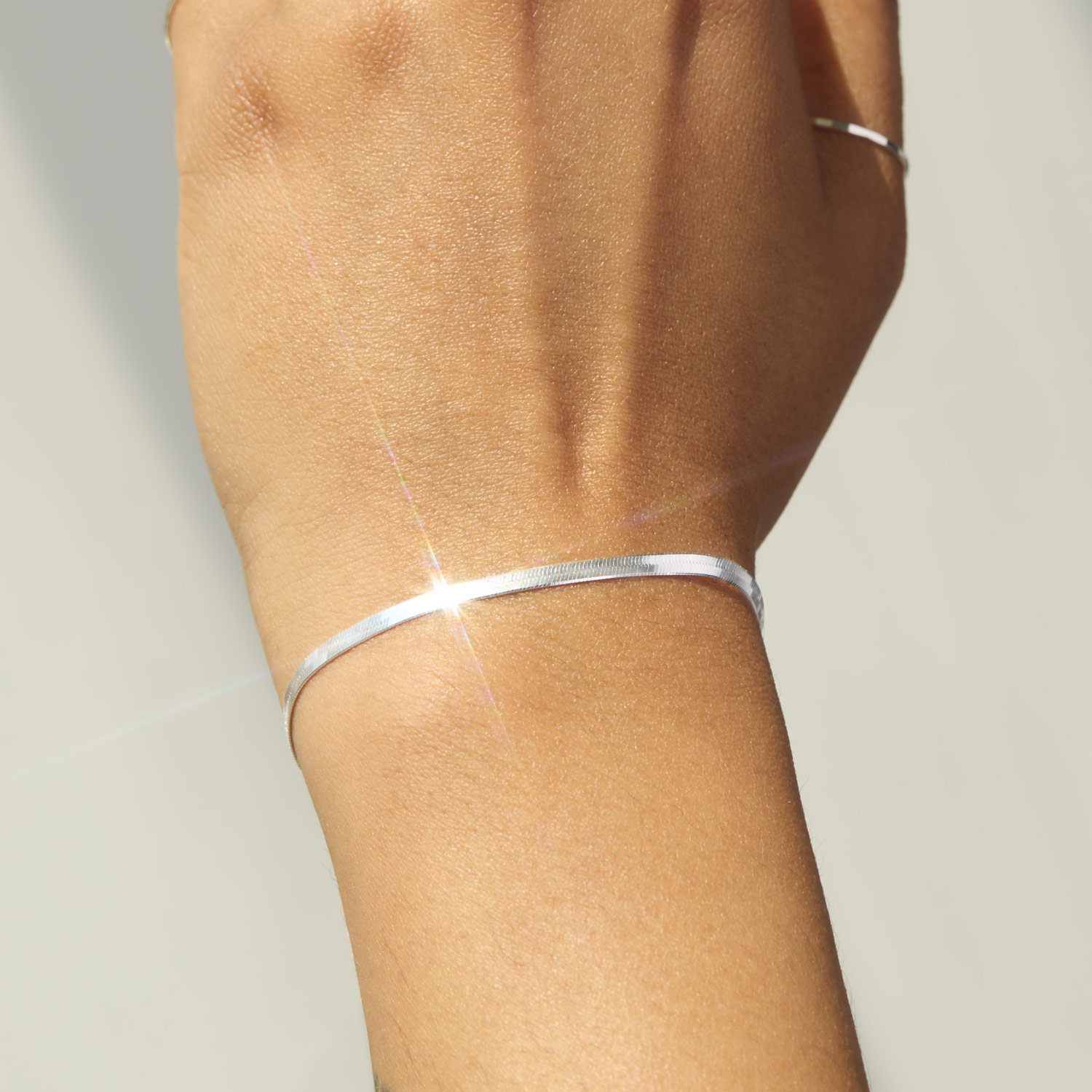 Alternative view of Loup & Spritz Silver Bracelet Set