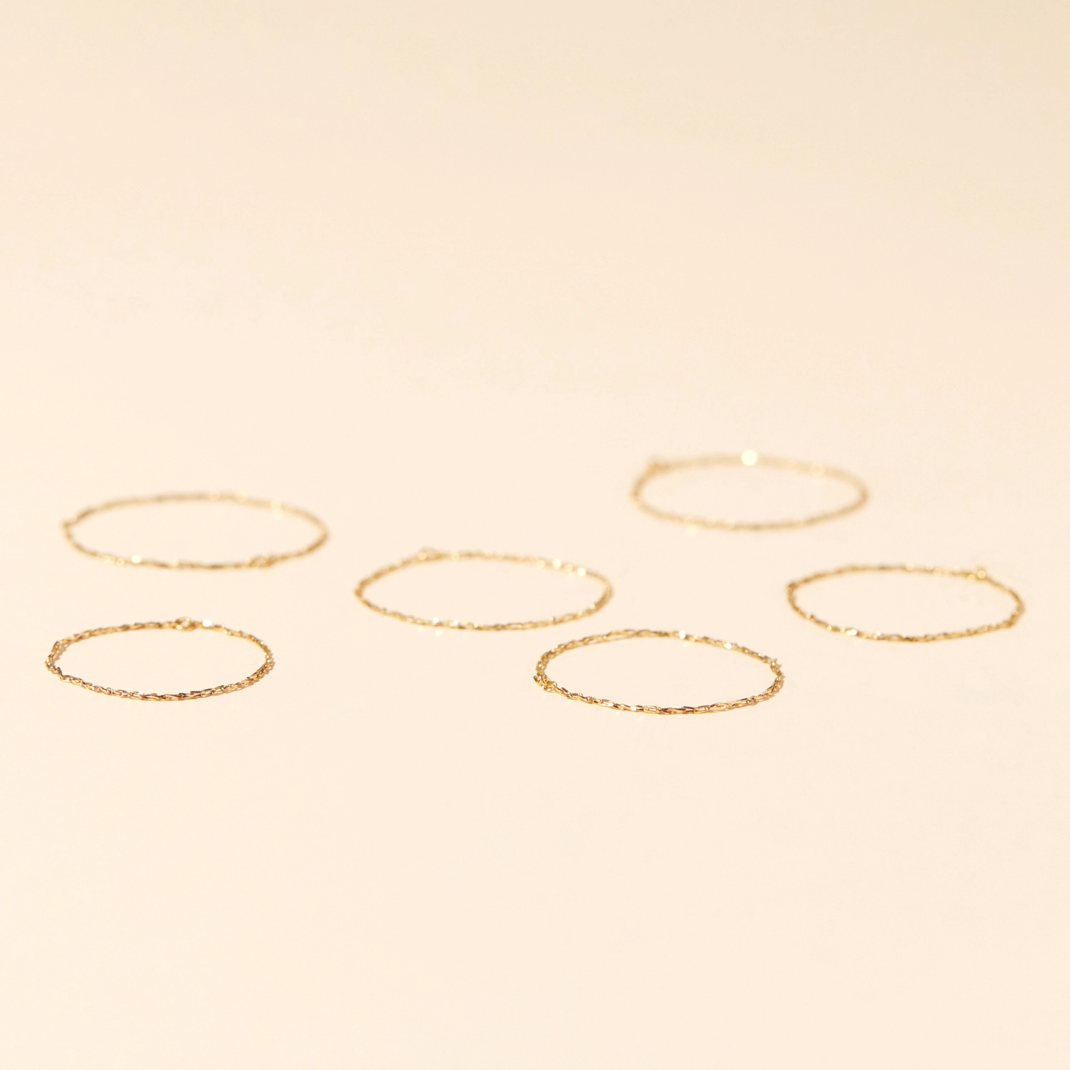 Hundred Summers Gold Chain Ring - Image 14