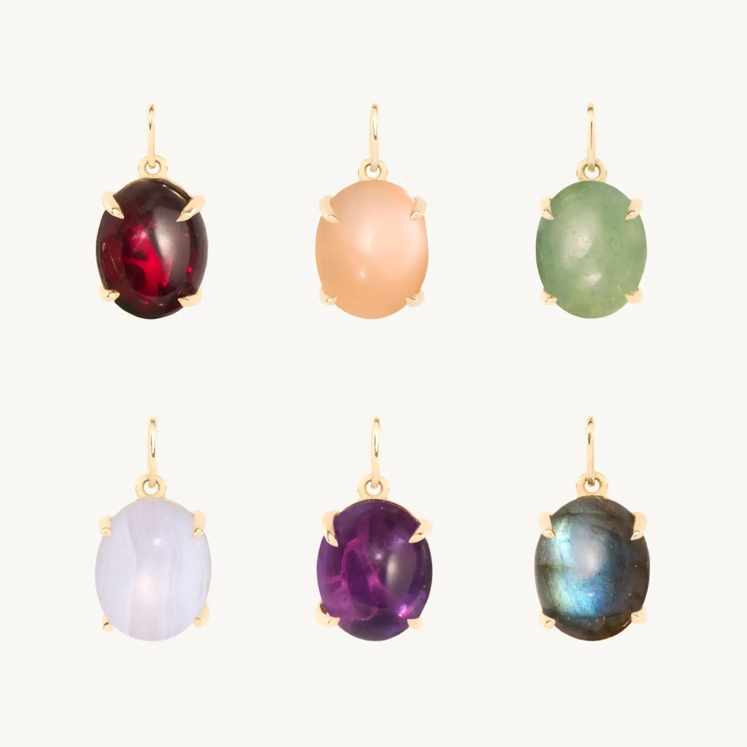The Emblem Gemstone Charms