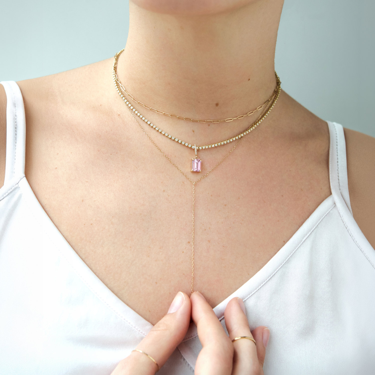 Italian Holiday Pink Tourmaline Supreme Charm - Image 4