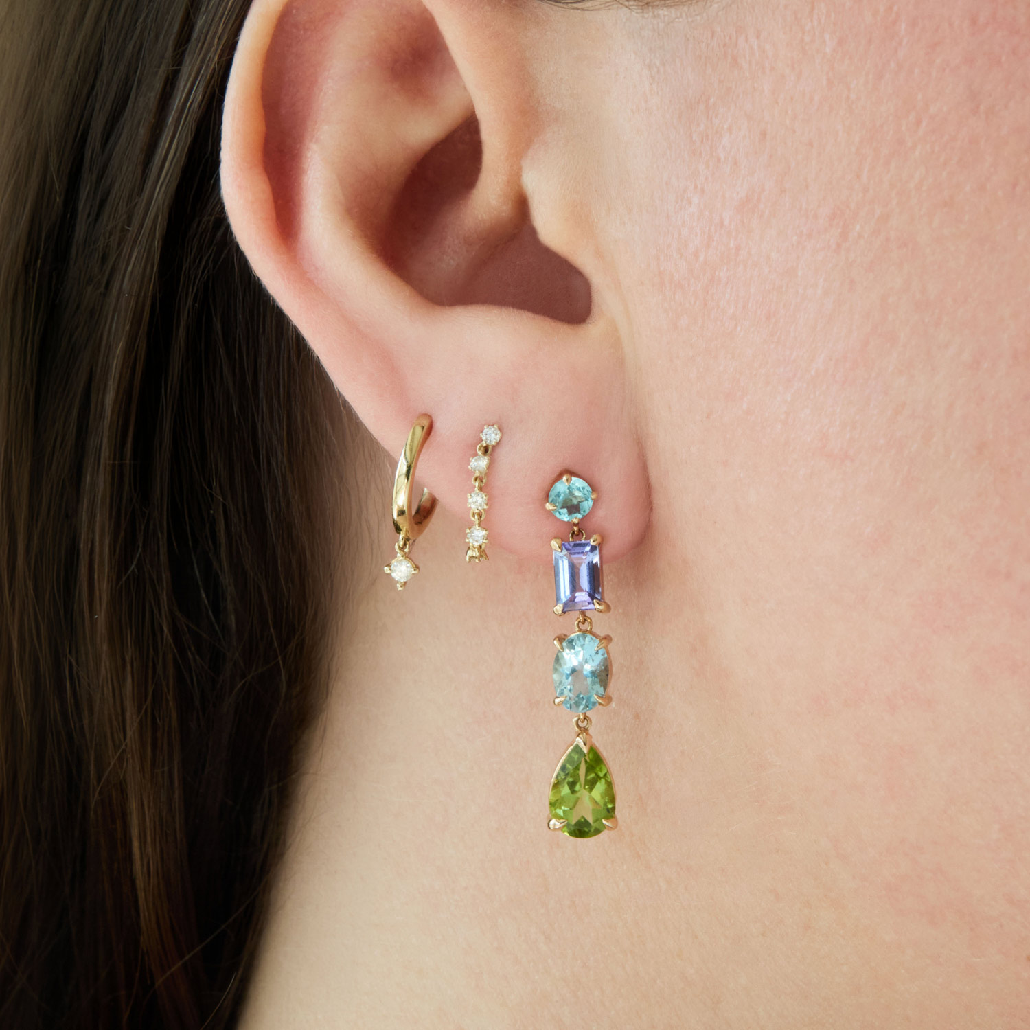 Italian Holiday Four Drop Earring (single) - Image 4