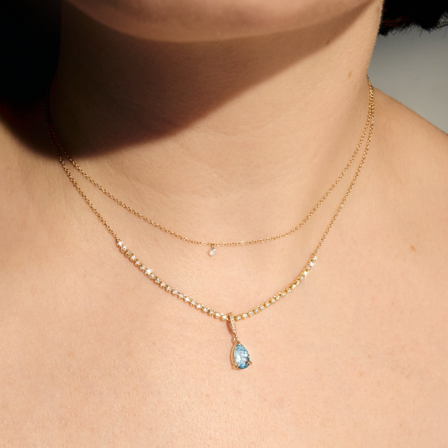 Alternative view of Italian Holiday Aquamarine Supreme Charm