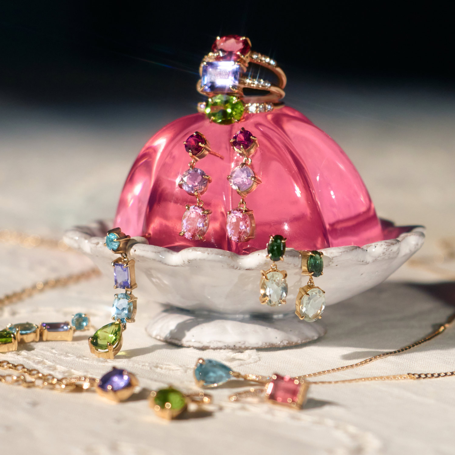 Italian Holiday Double Drop Earring (single) - Image 5