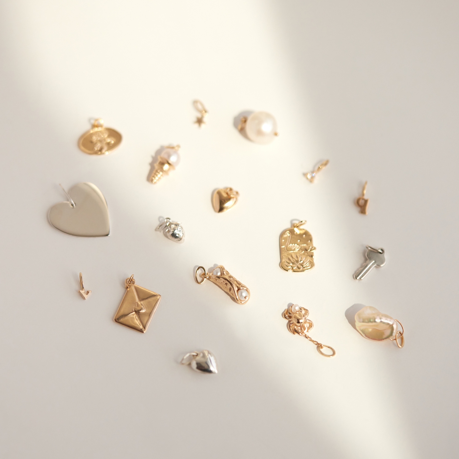 Wild Strawberry Charm, Yellow Gold - Image 13