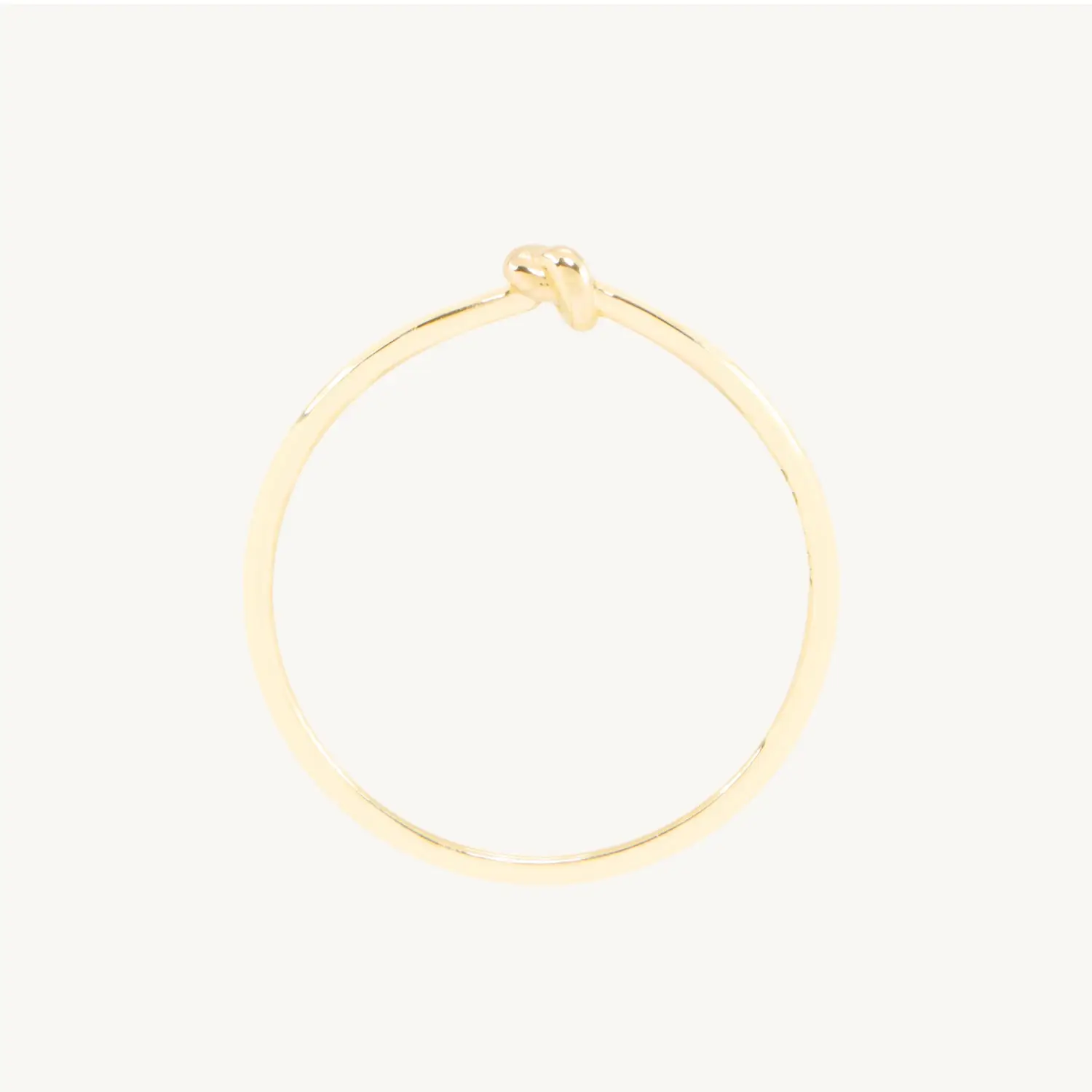 Poet's Knot Gold Ring - Image 3