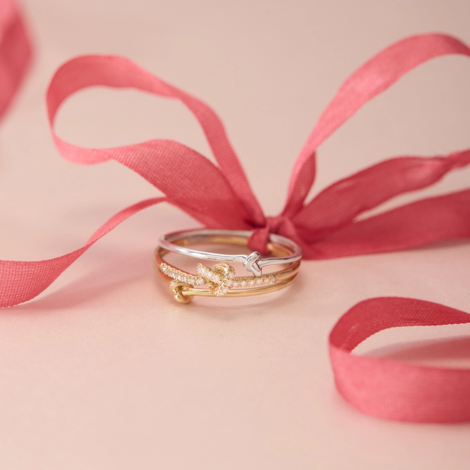 Poet's Knot Silver Ring - Image 9