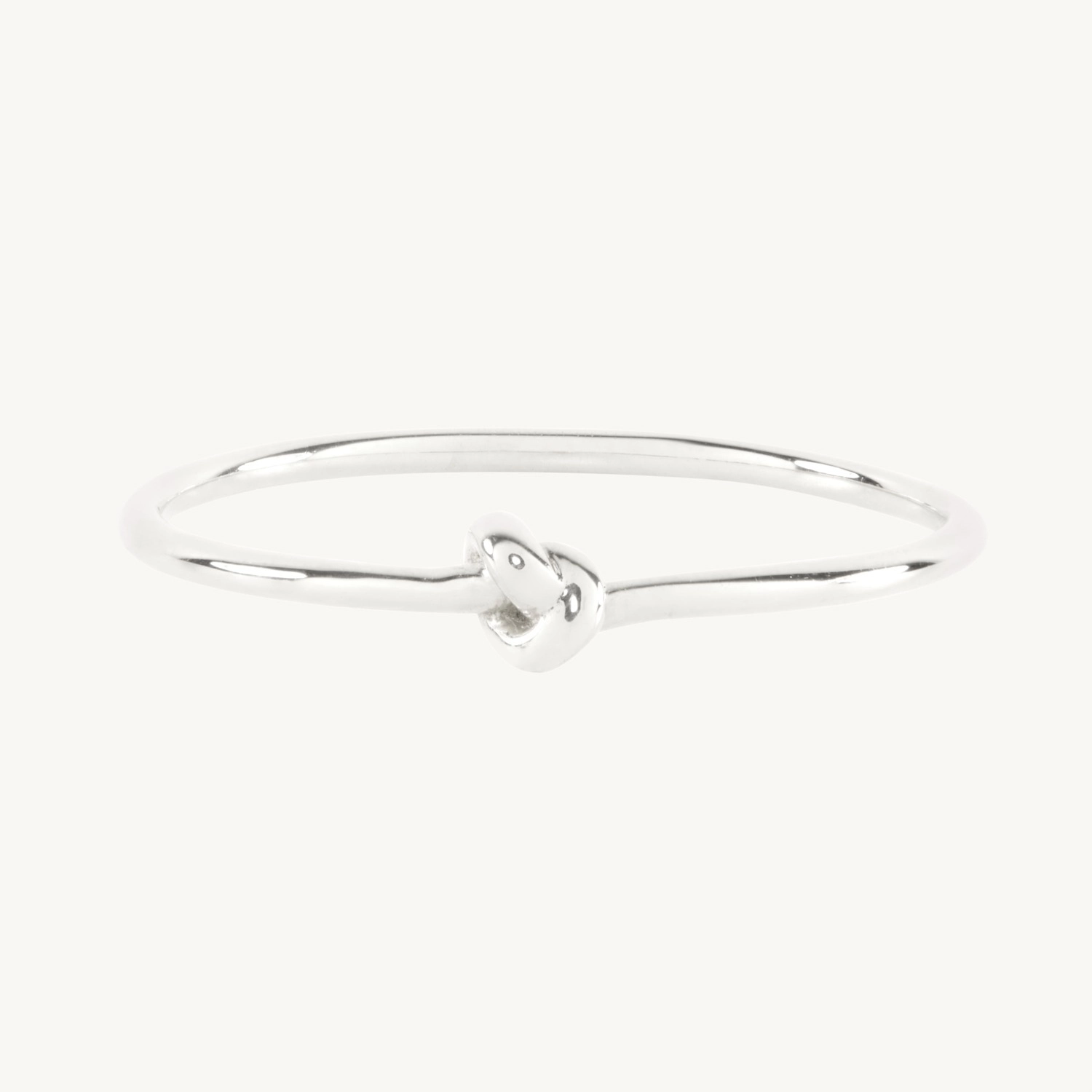 Poet's Knot Silver Ring - Image 12