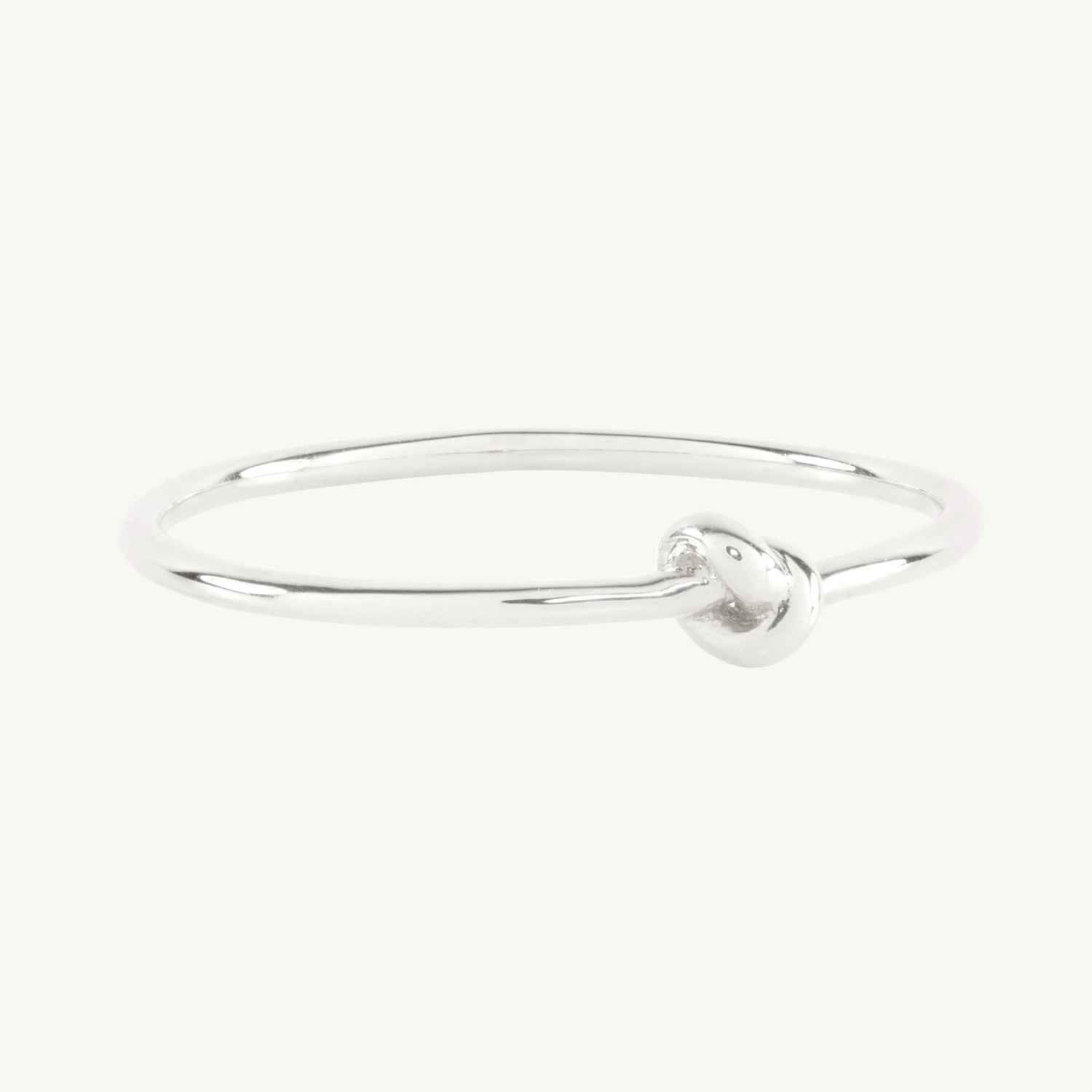 Poet's Knot Silver Ring - Image 13