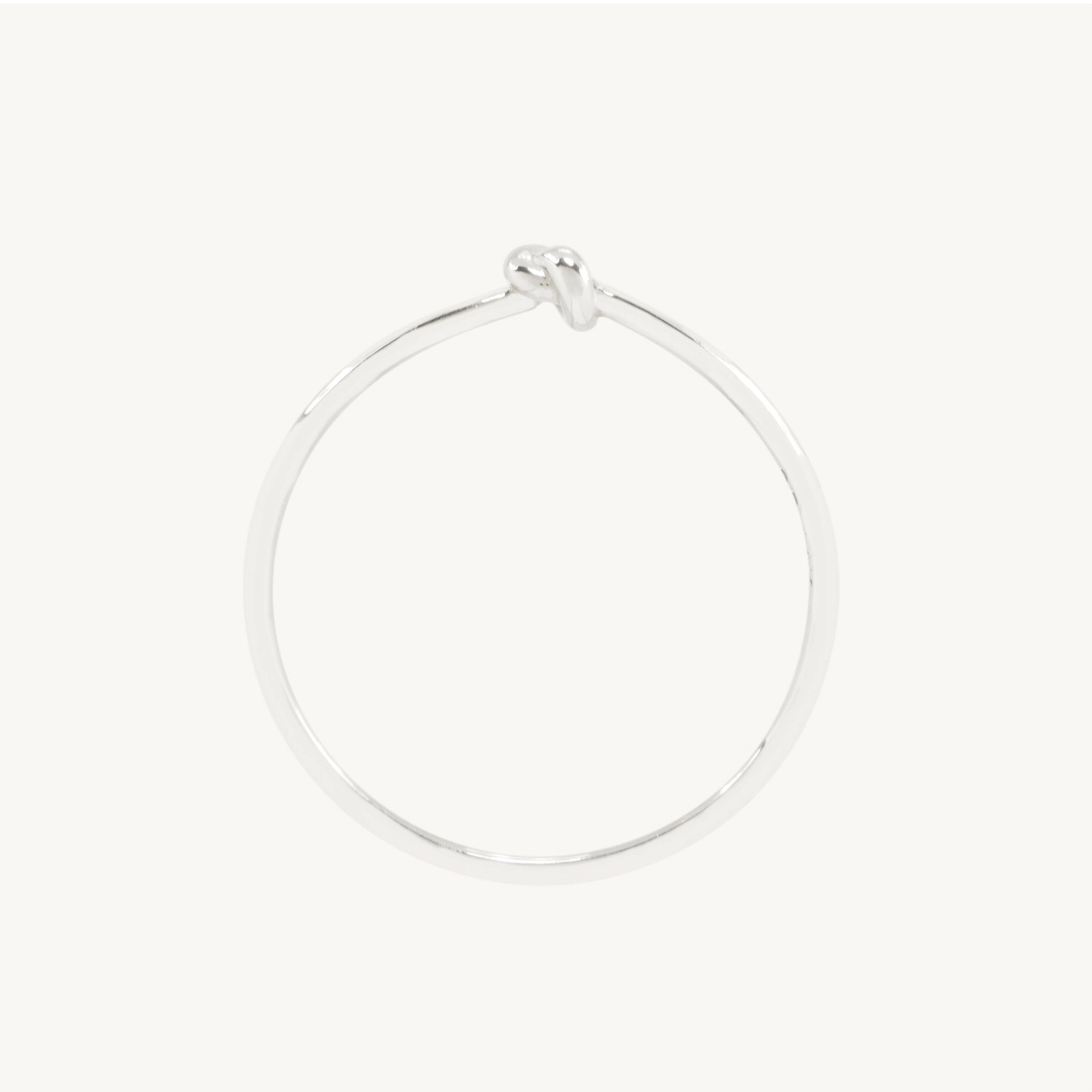 Poet's Knot Silver Ring - Image 14