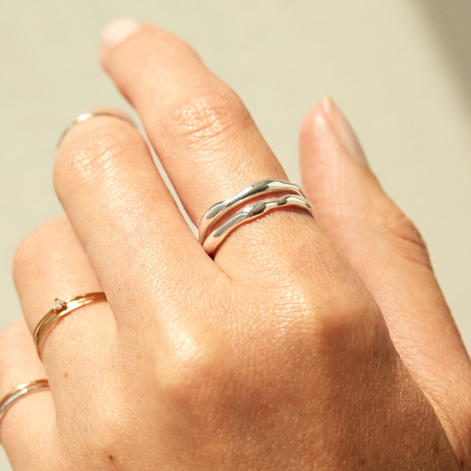 Grand Painter's Ring, Silver - Image 3