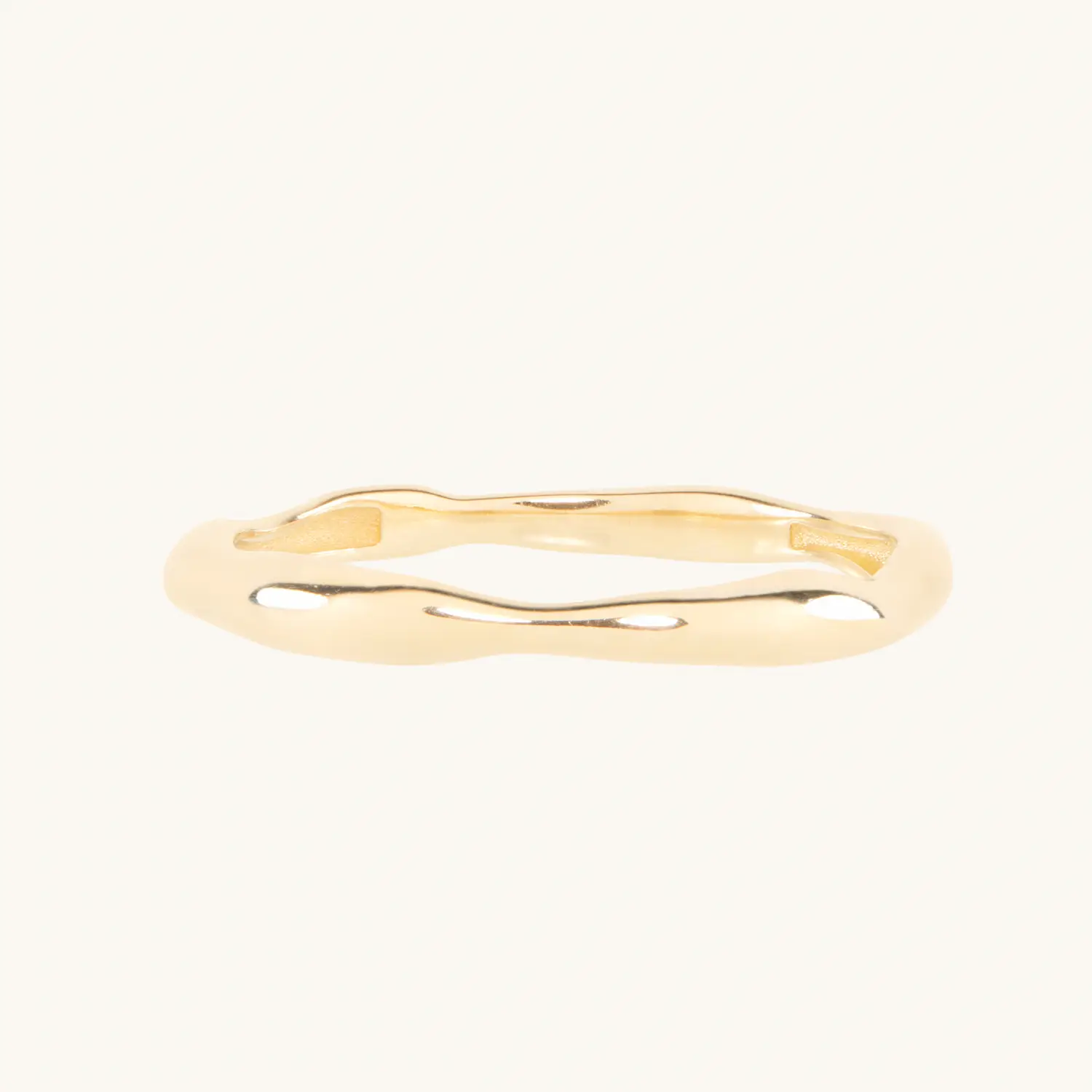 Grand Painter's Gold Stacking Ring