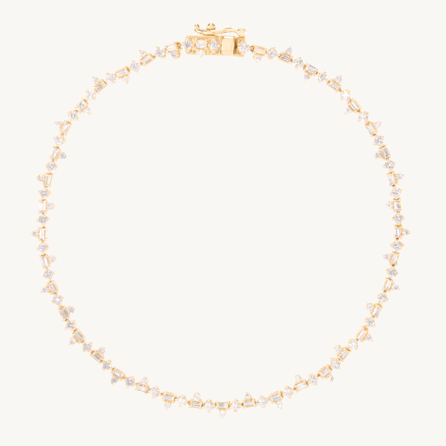 Pointelle Diamond Tennis Bracelet