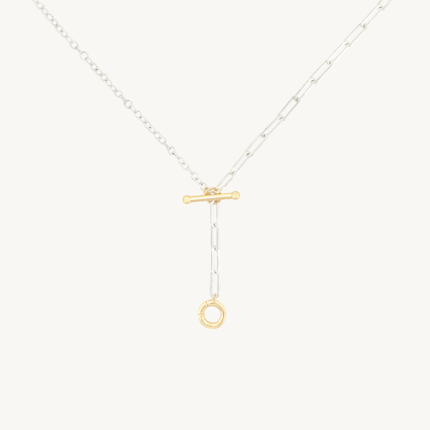 1976 Silver & Gold Toggle Lariat