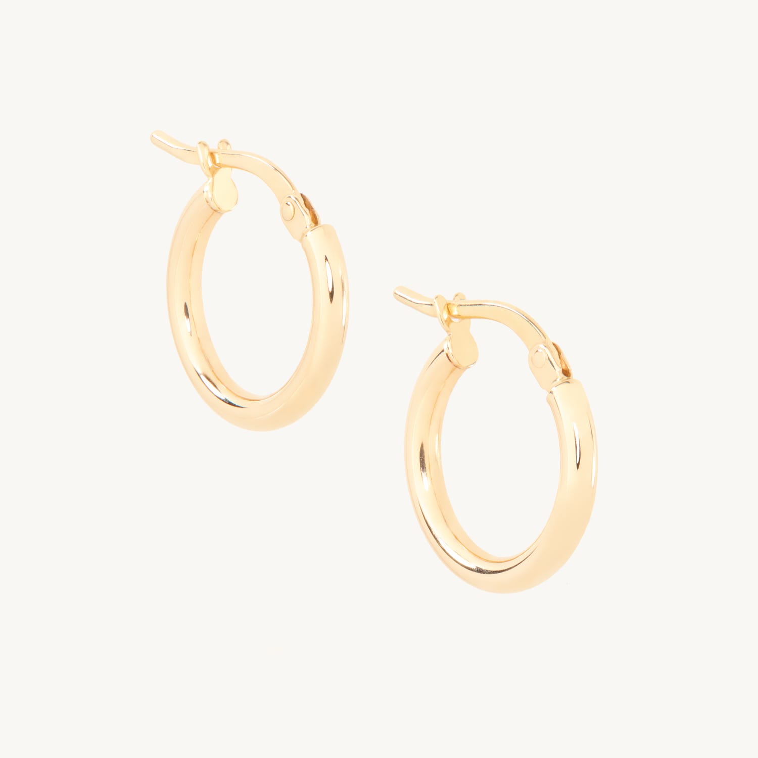 Tubetti Gold Hoops (pair)