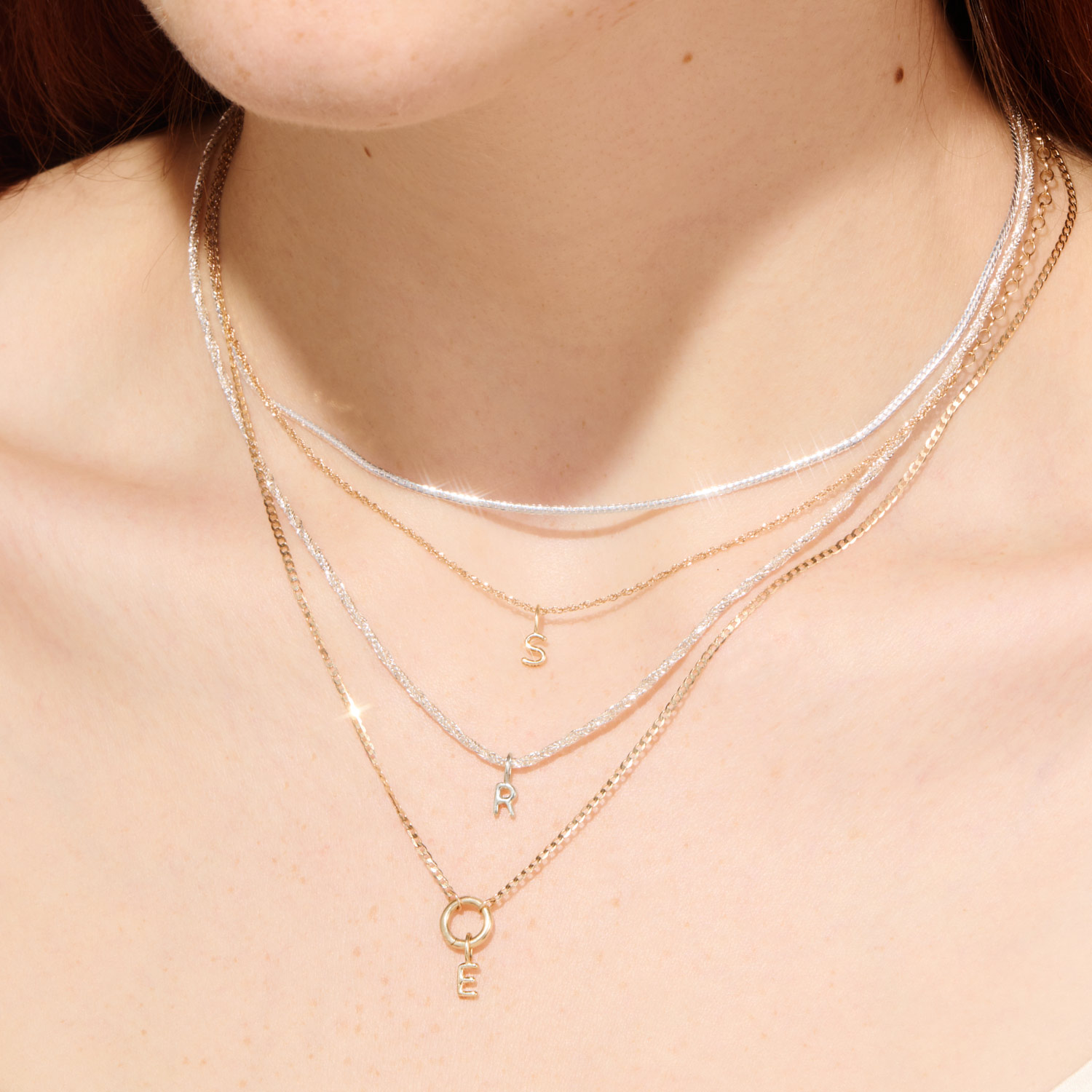 Pasta Letter Silver Charm - Image 6
