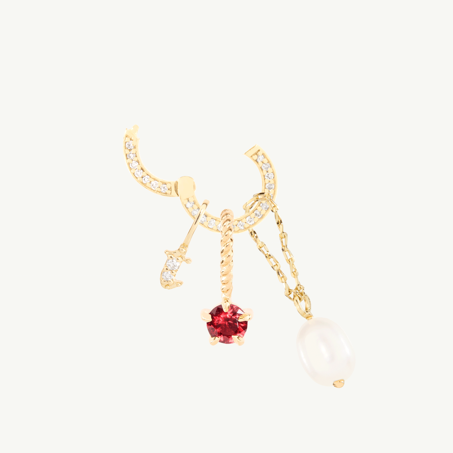 Fairy Light Diamond Charm Holder