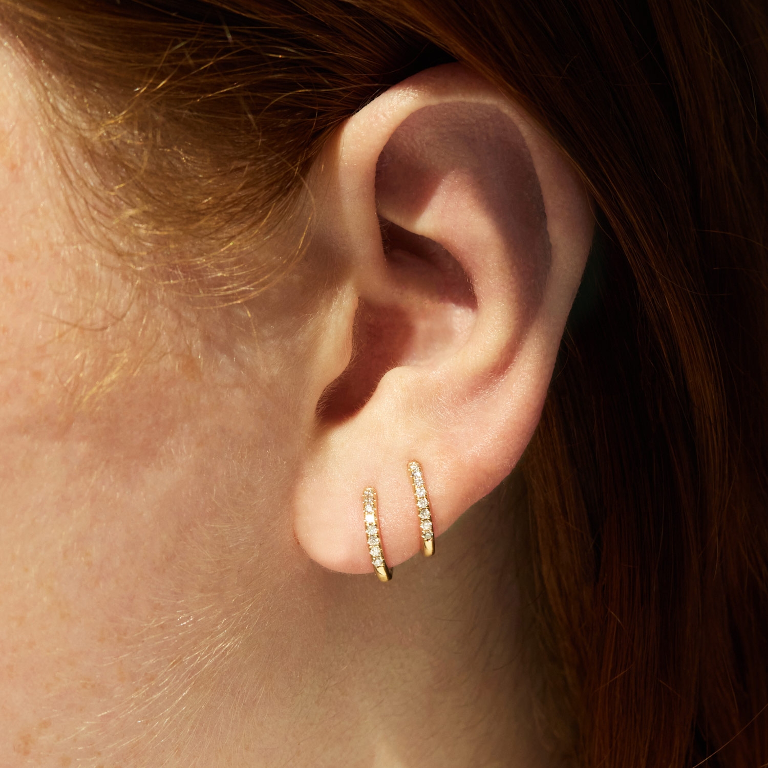Fairy Light Supreme Diamond Hoop (single) - Image 3