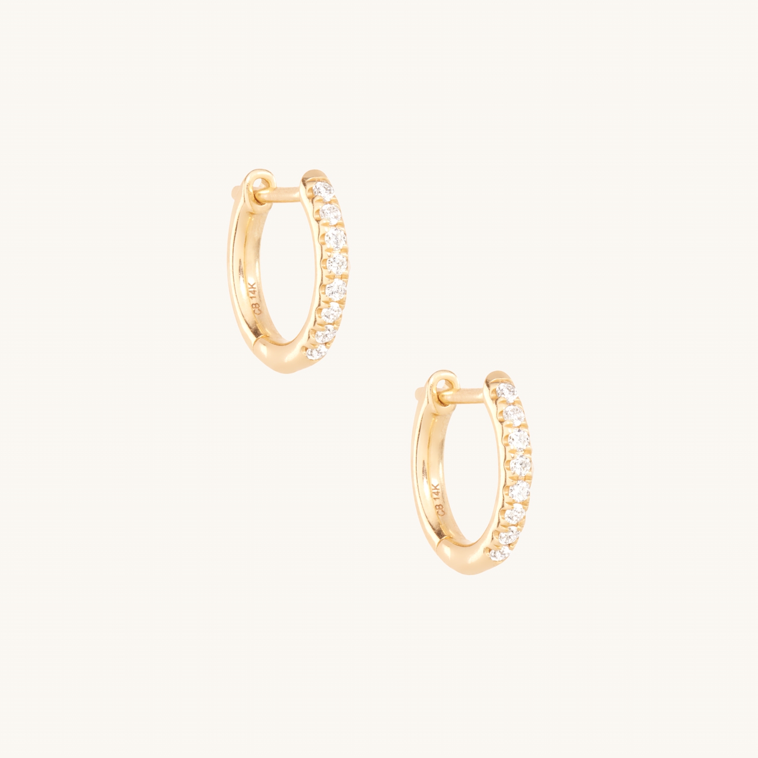 Fairy Light Supreme Diamond Hoop (single) - Image 7