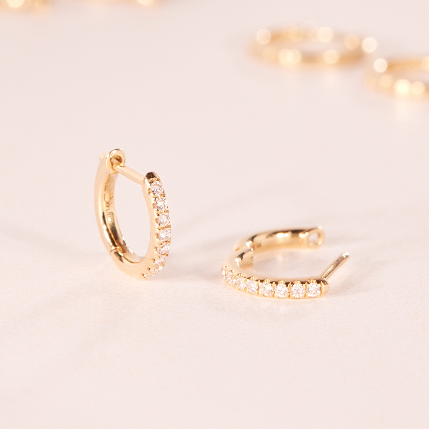 Fairy Light Supreme Diamond Hoop (single) - Image 5