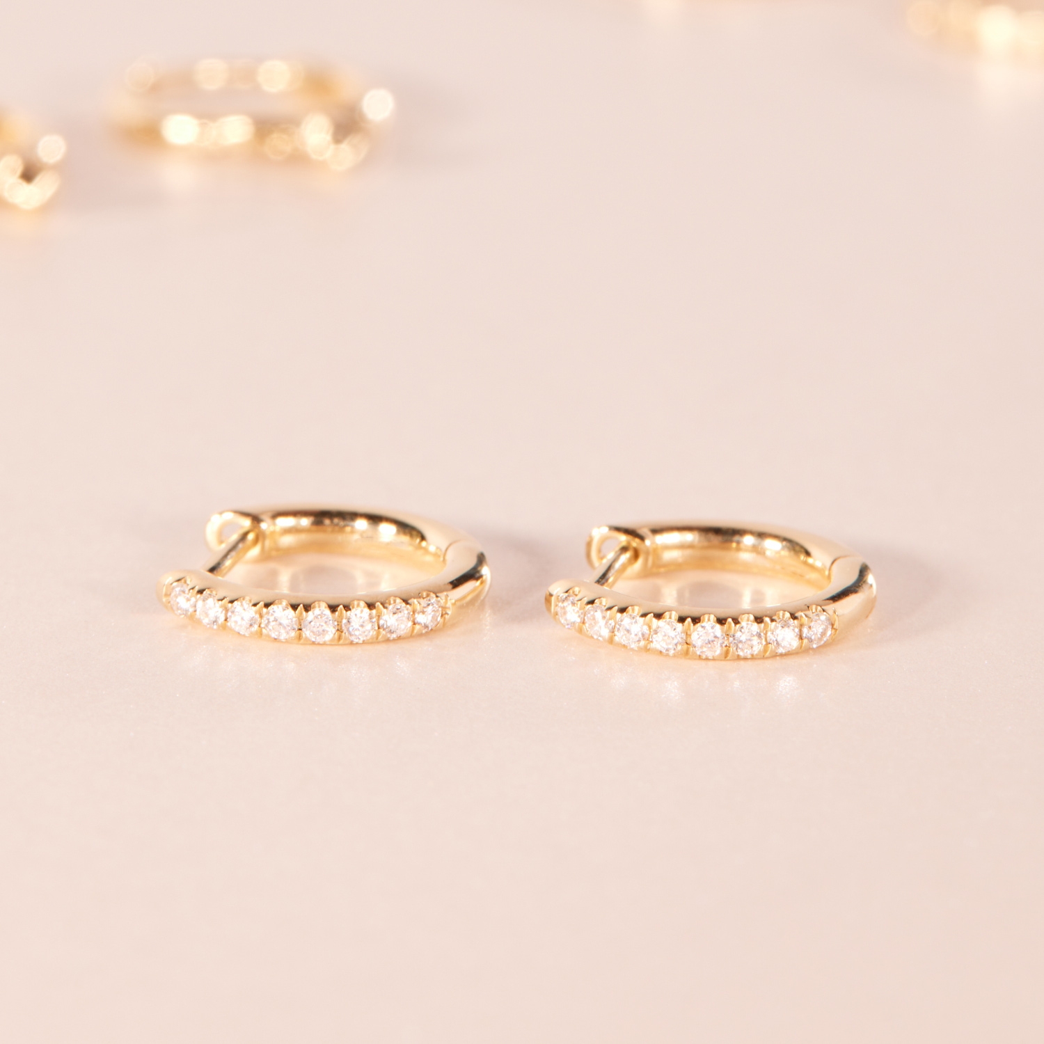 Fairy Light Supreme Diamond Hoop (single) - Image 4