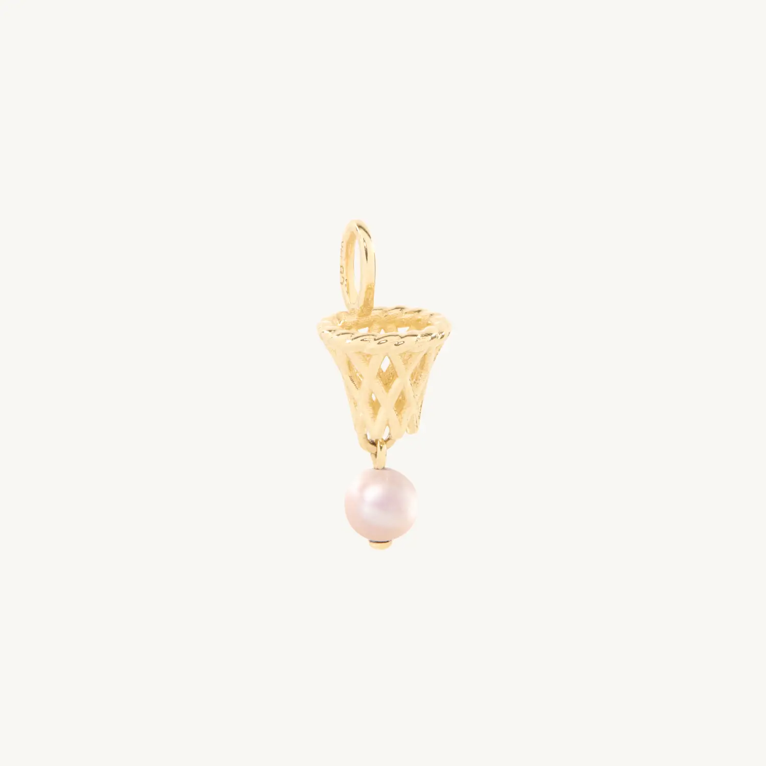 Alternative view of Perfect Shot Basketball Charm