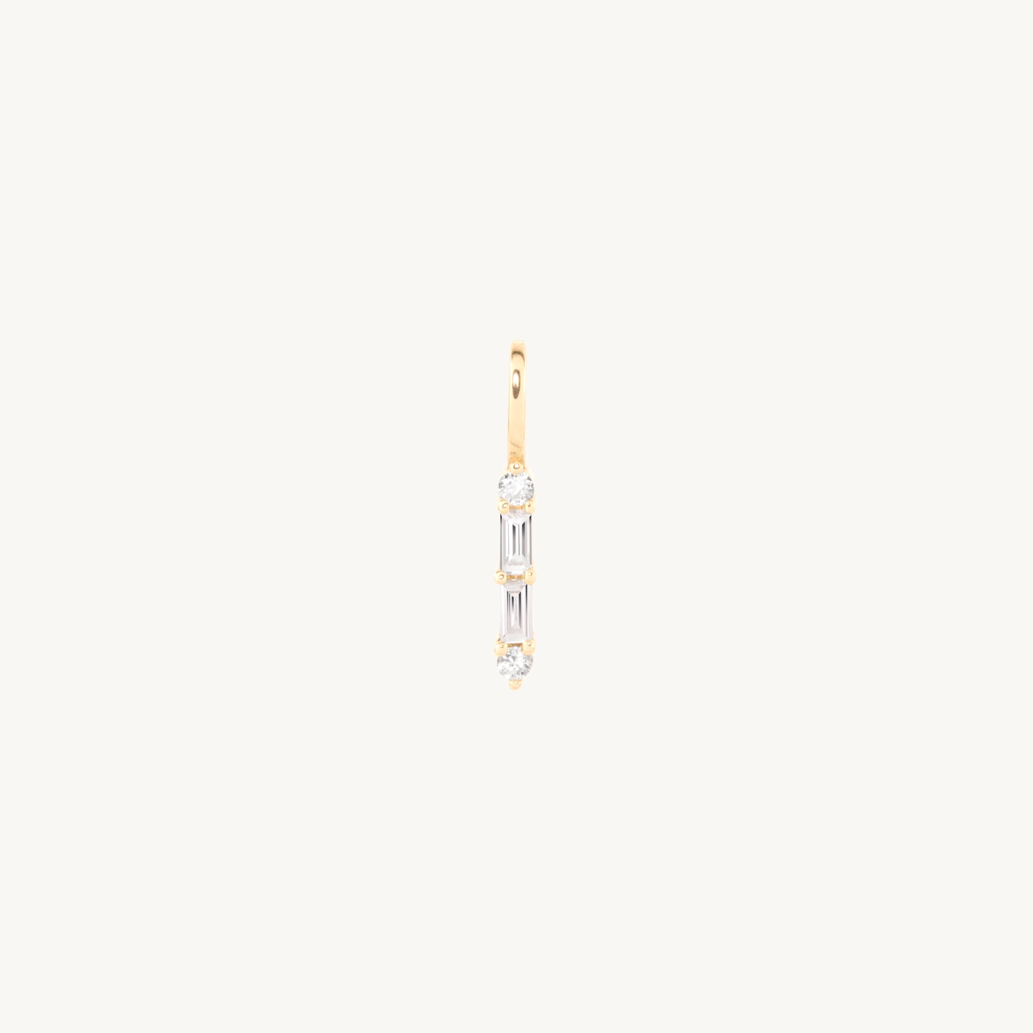 Pointelle Diamond Baguette Charm - Image 12