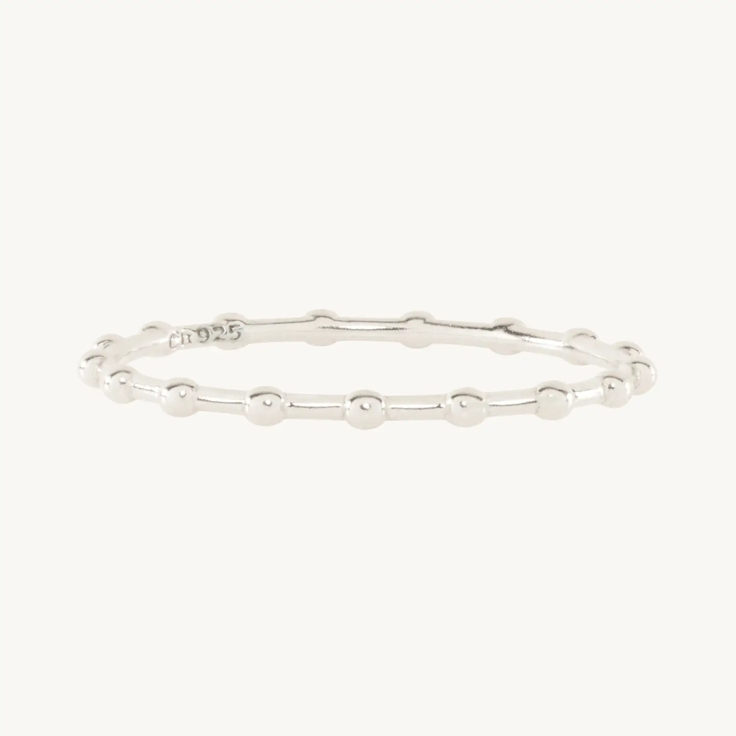 Alternative view of Poppy Seed Silver Ring