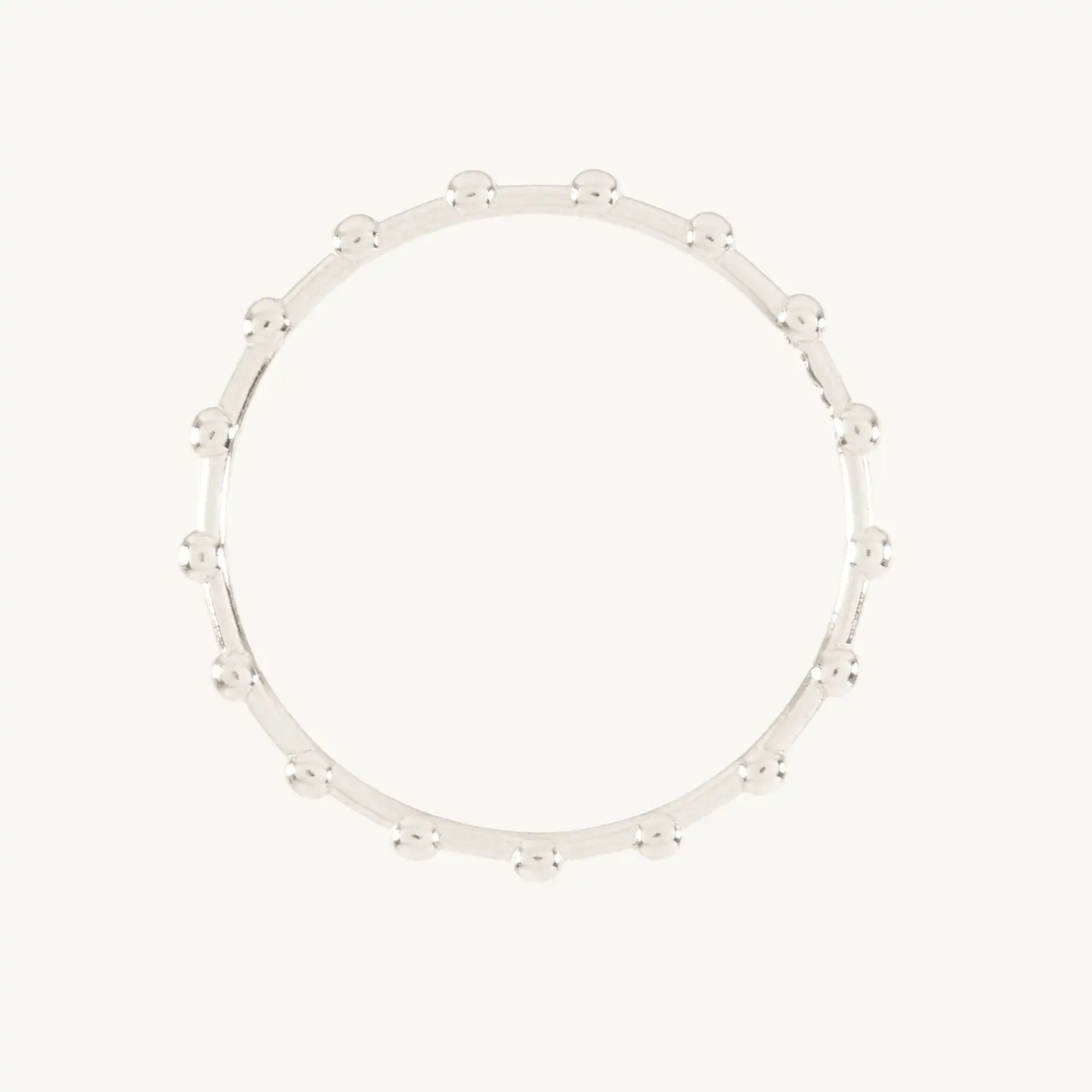 Poppy Seed Silver Ring - Image 3