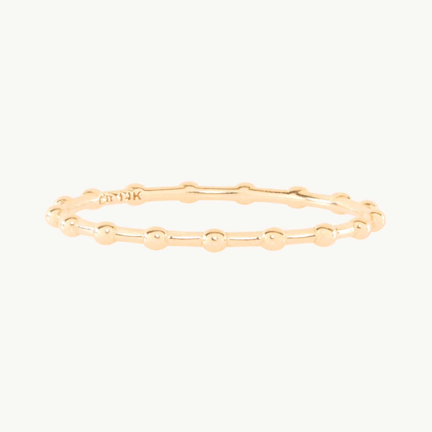 Poppy Seed Gold Ring - Image 14